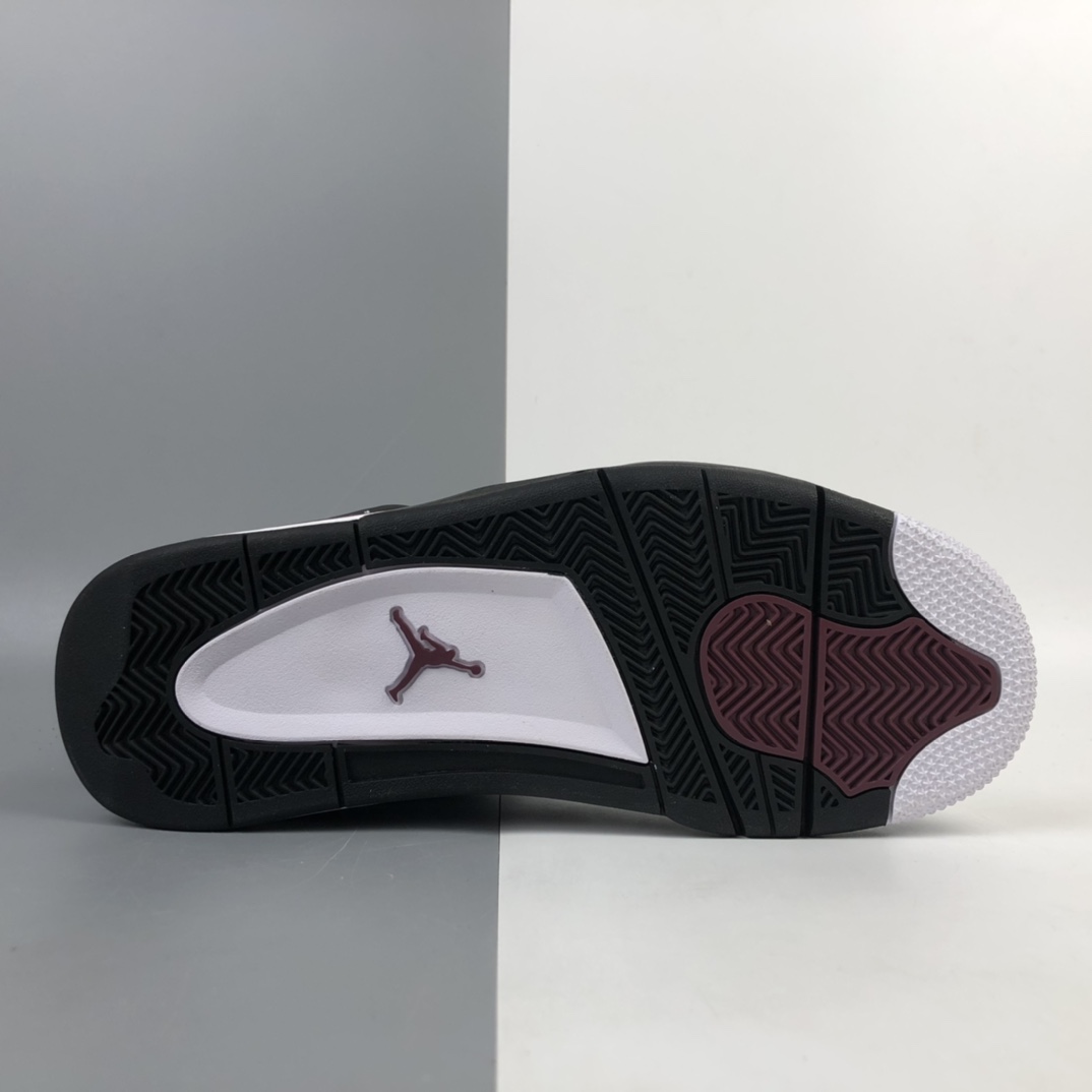 420 Air Jordan 4 Retro PSG AJ4 乔4 大巴黎 全头层白紫红色 巴黎圣日尔曼联名 CZ5624-100