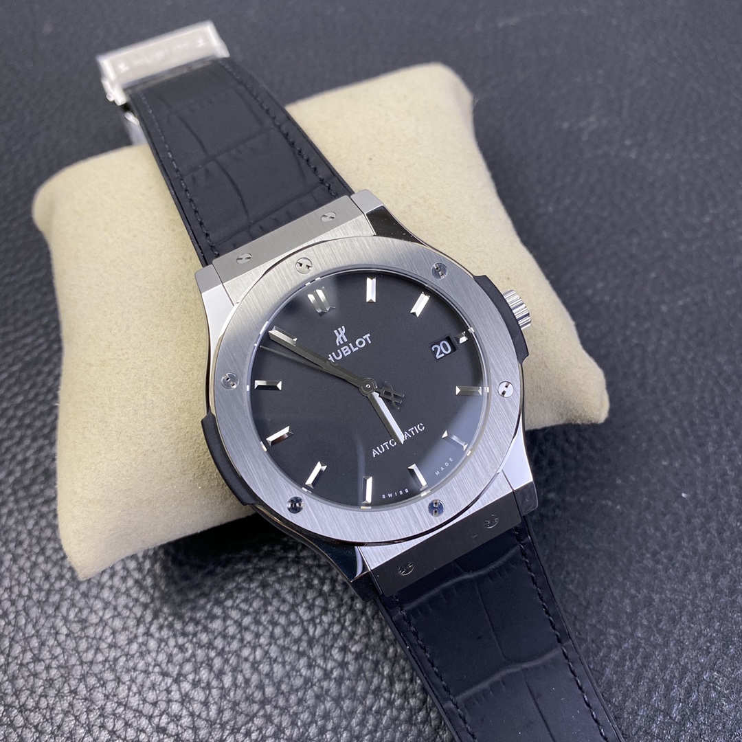 [HUBLOT Watches]WWF Hengbao Classic Fusion 45MM Steel Shell Black Face