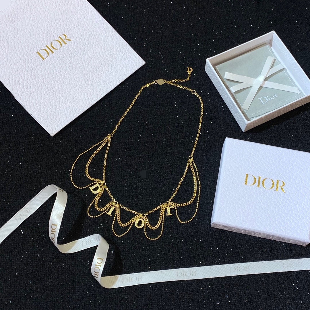 Dior Di0r 新款字母项链