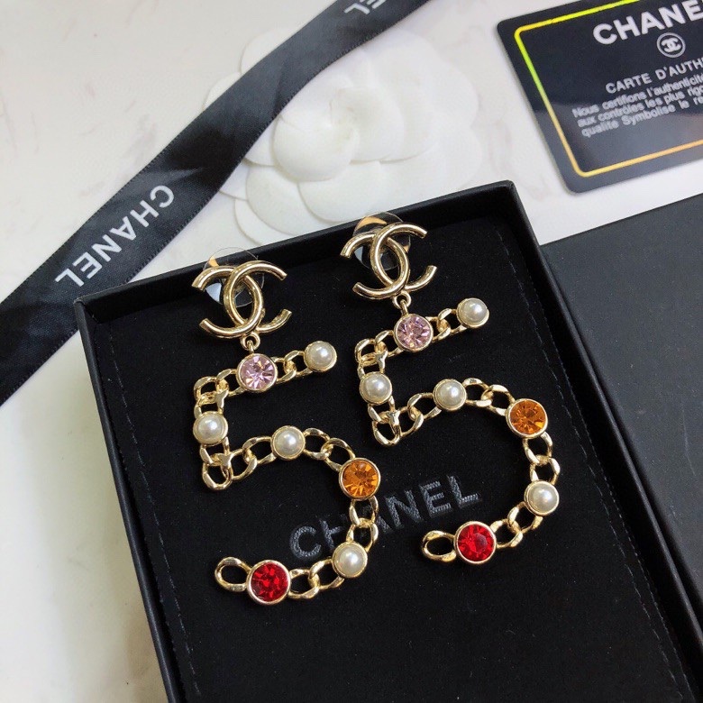 Chanel ZP打版 小香 CHANEL 5字耳钉