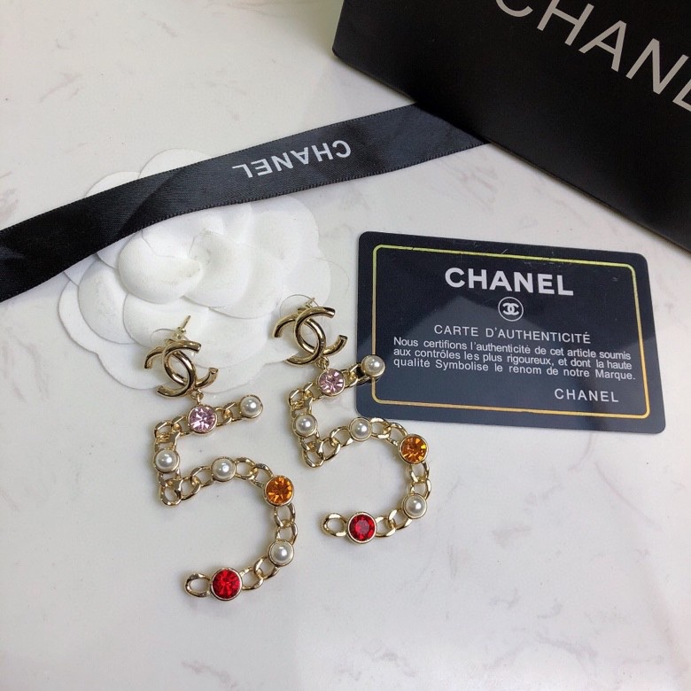 Chanel ZP打版 小香 CHANEL 5字耳钉