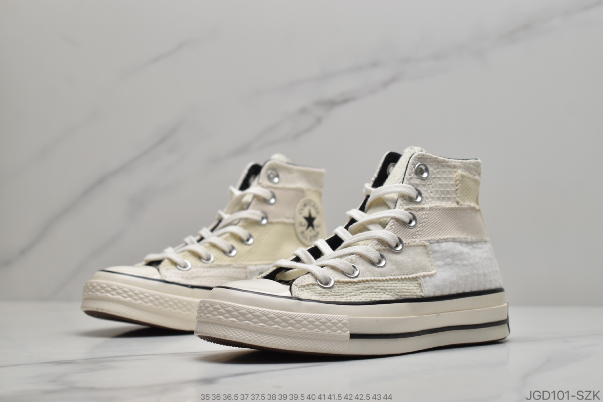 180 匡威Converse 1970 High“White”“拼接双鞋”高帮硫化休闲运动板鞋 167139C