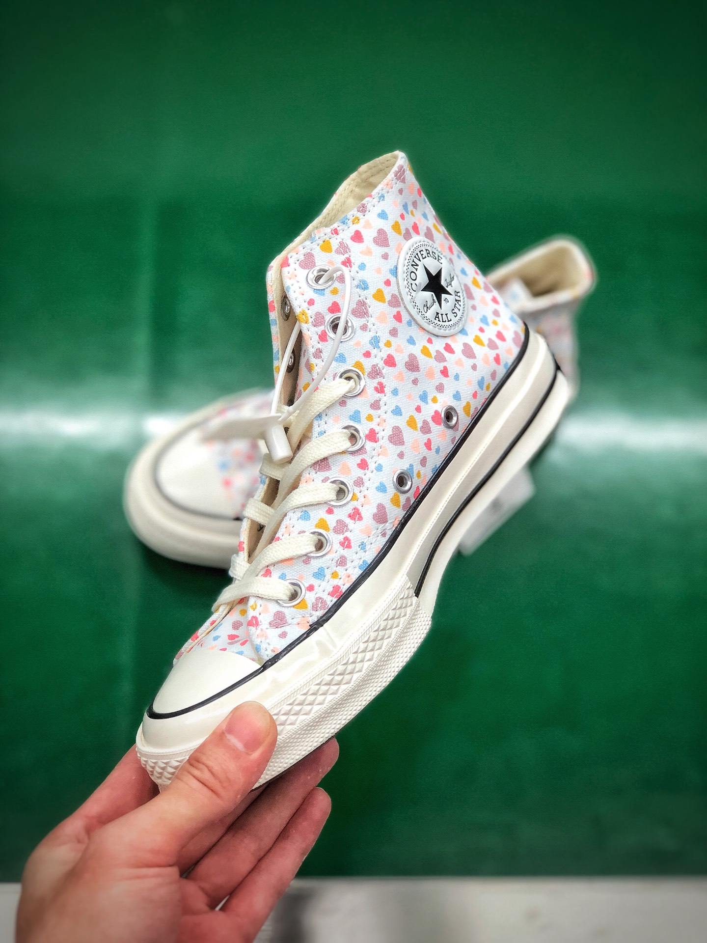 150  女生专属爱心桃Converse 高帮帆布鞋 Converse Chunk 70s 匡威 爱心桃高帮帆布鞋