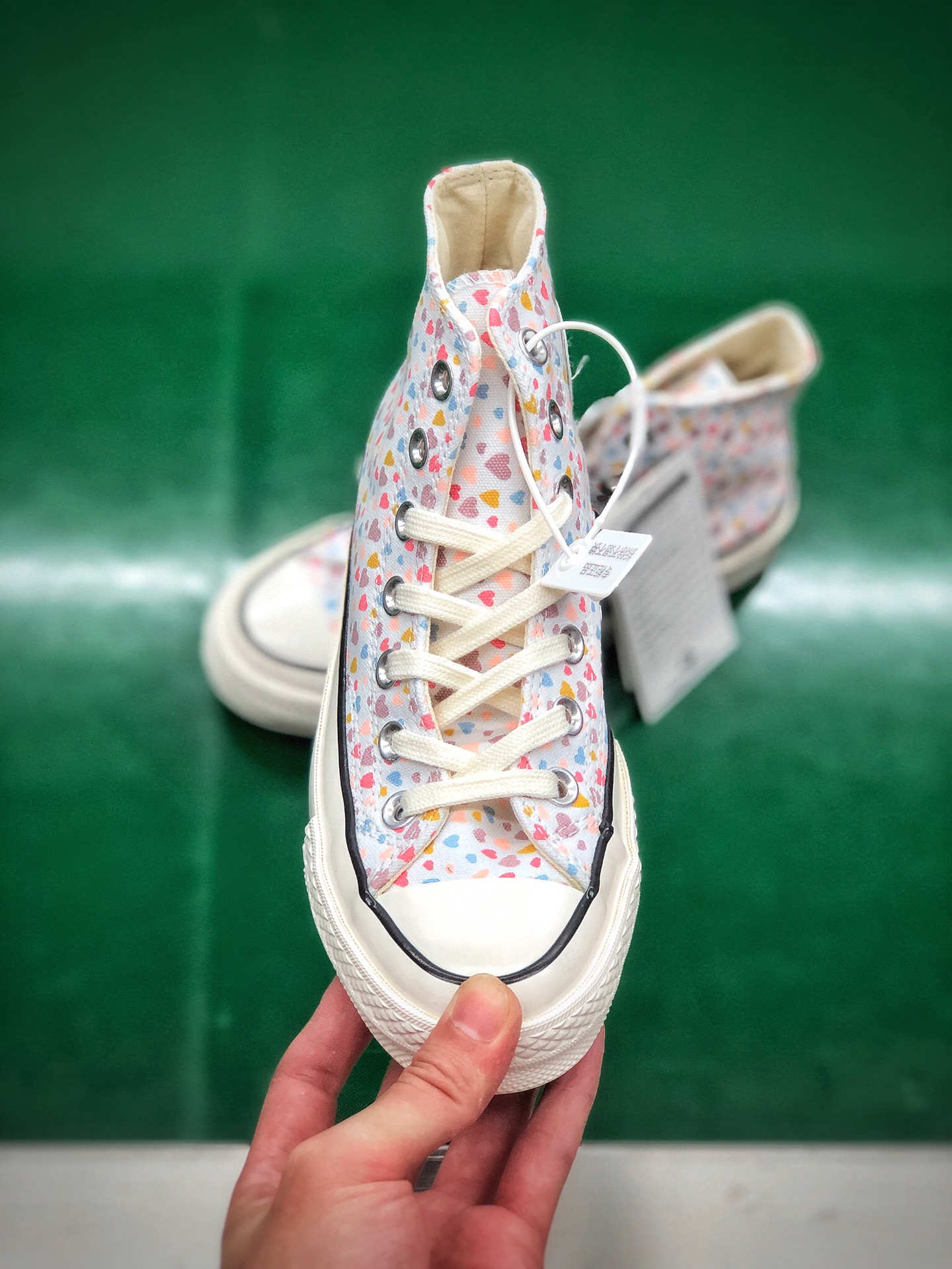 150  女生专属爱心桃Converse 高帮帆布鞋 Converse Chunk 70s 匡威 爱心桃高帮帆布鞋