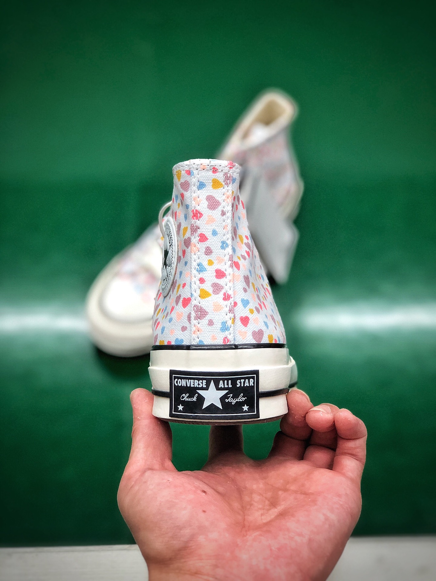 150  女生专属爱心桃Converse 高帮帆布鞋 Converse Chunk 70s 匡威 爱心桃高帮帆布鞋