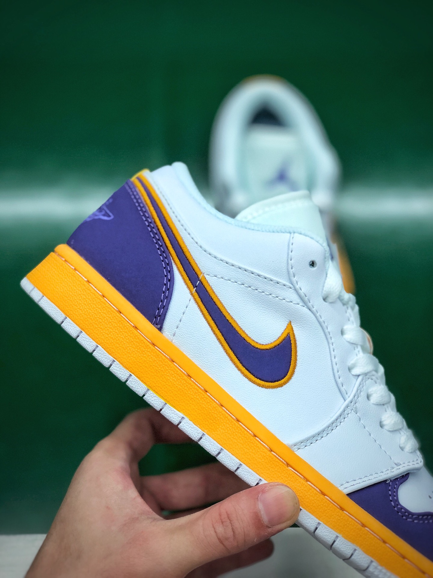 200  Nike Air Jordan 1 Low乔1低帮 湖人AV7869-210