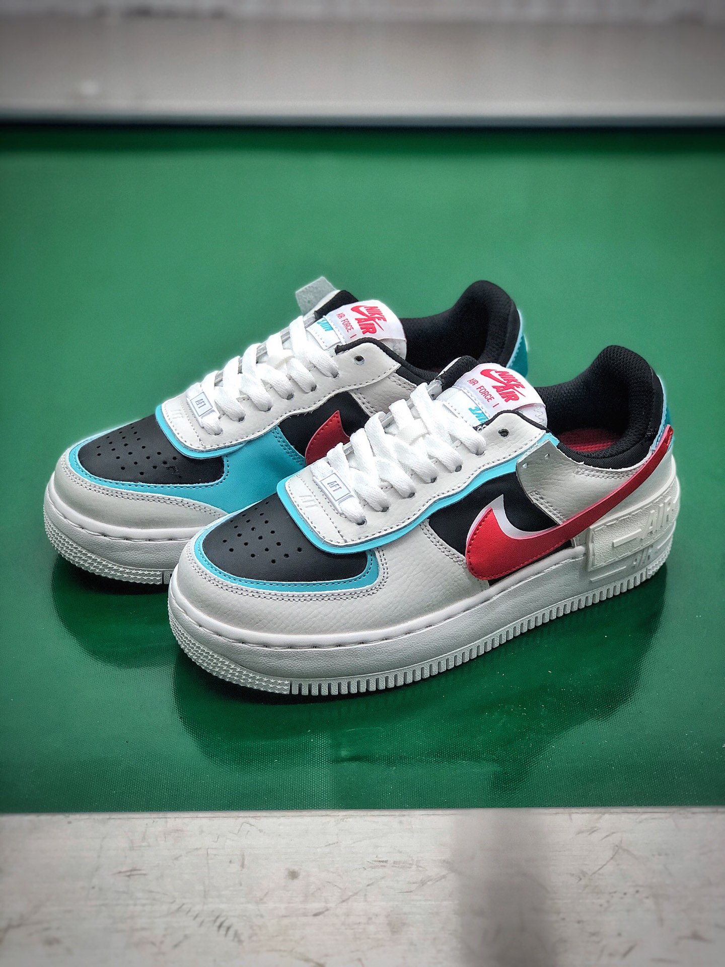 170  Nike Air Force 1 Shadow 全新少女系解构主义设计 DA4291-100