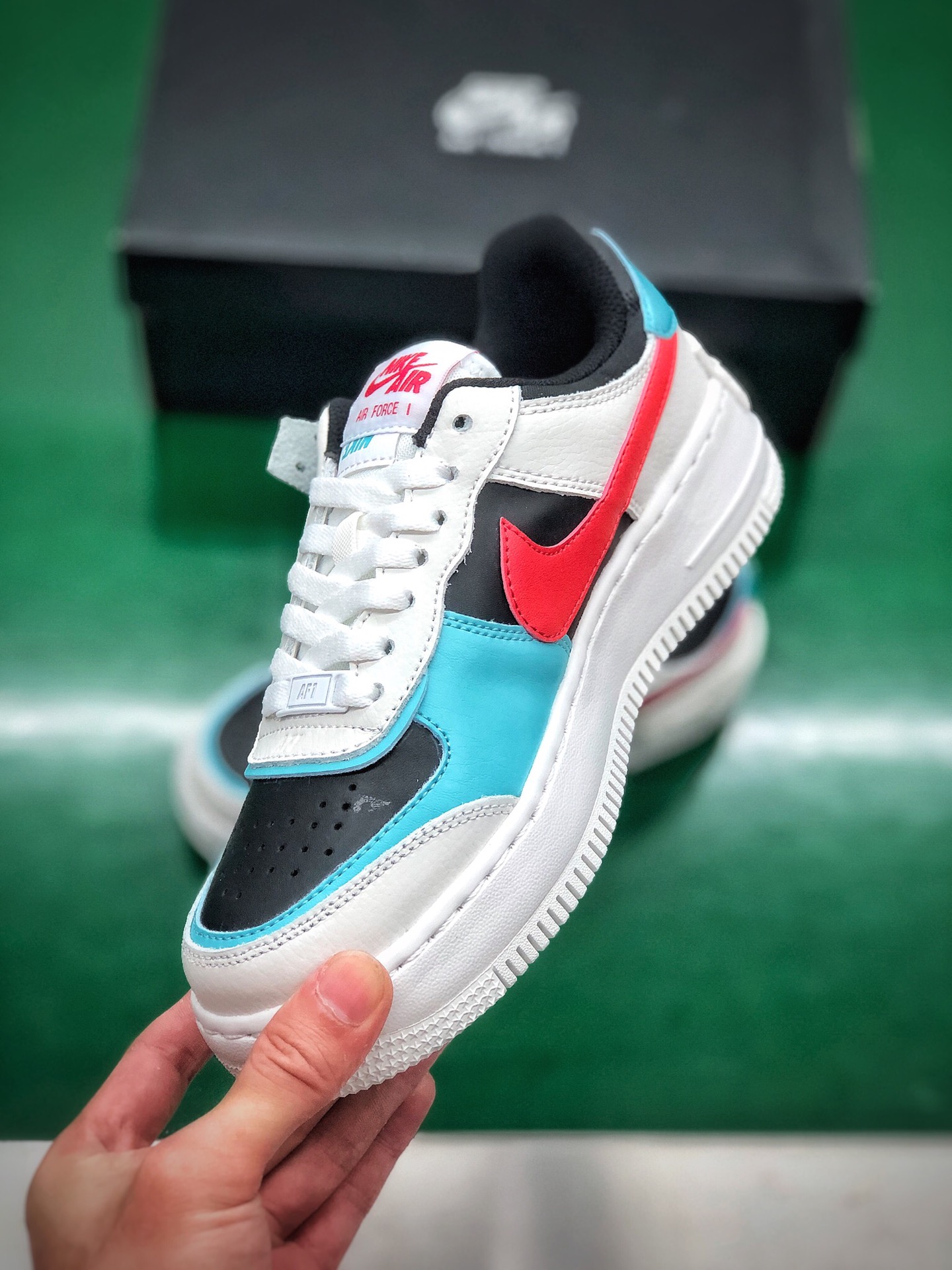 170  Nike Air Force 1 Shadow 全新少女系解构主义设计 DA4291-100