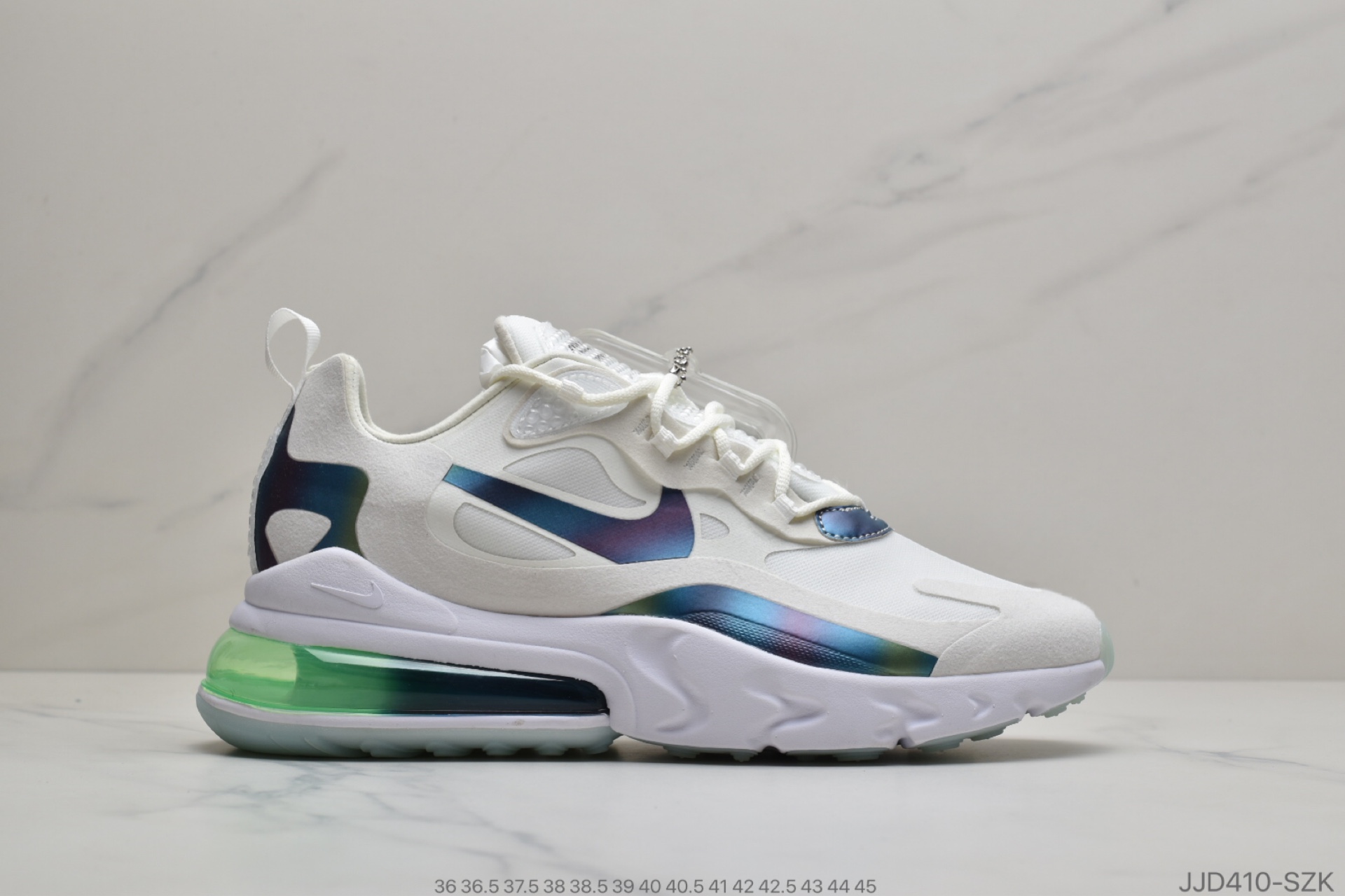 130 公司级耐克Nike  React Air Max 270混合科技后掌半气垫慢跑鞋货号：AT6174-100