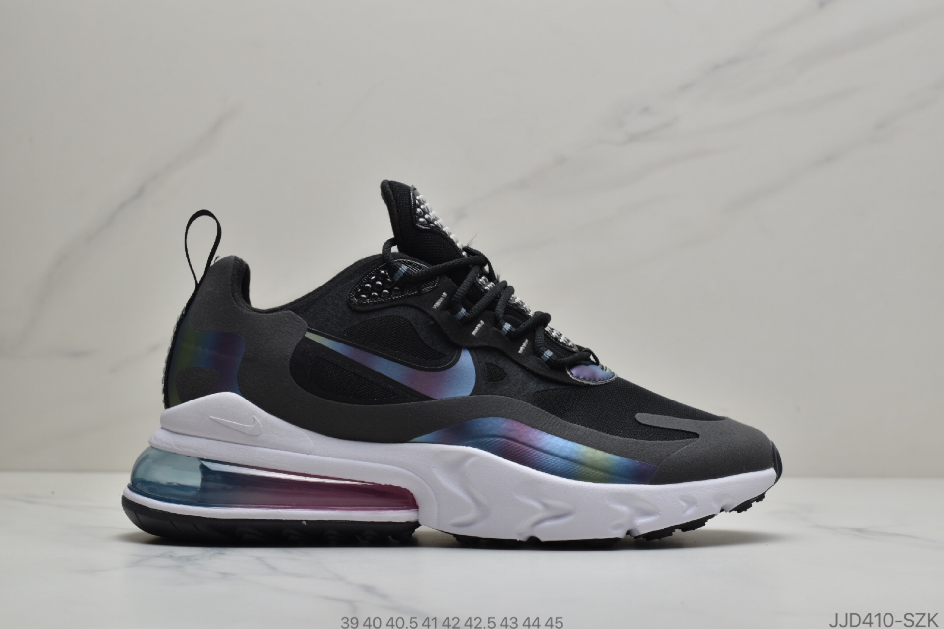 130 公司级耐克Nike  React Air Max 270混合科技后掌半气垫慢跑鞋货号：AT6174-100