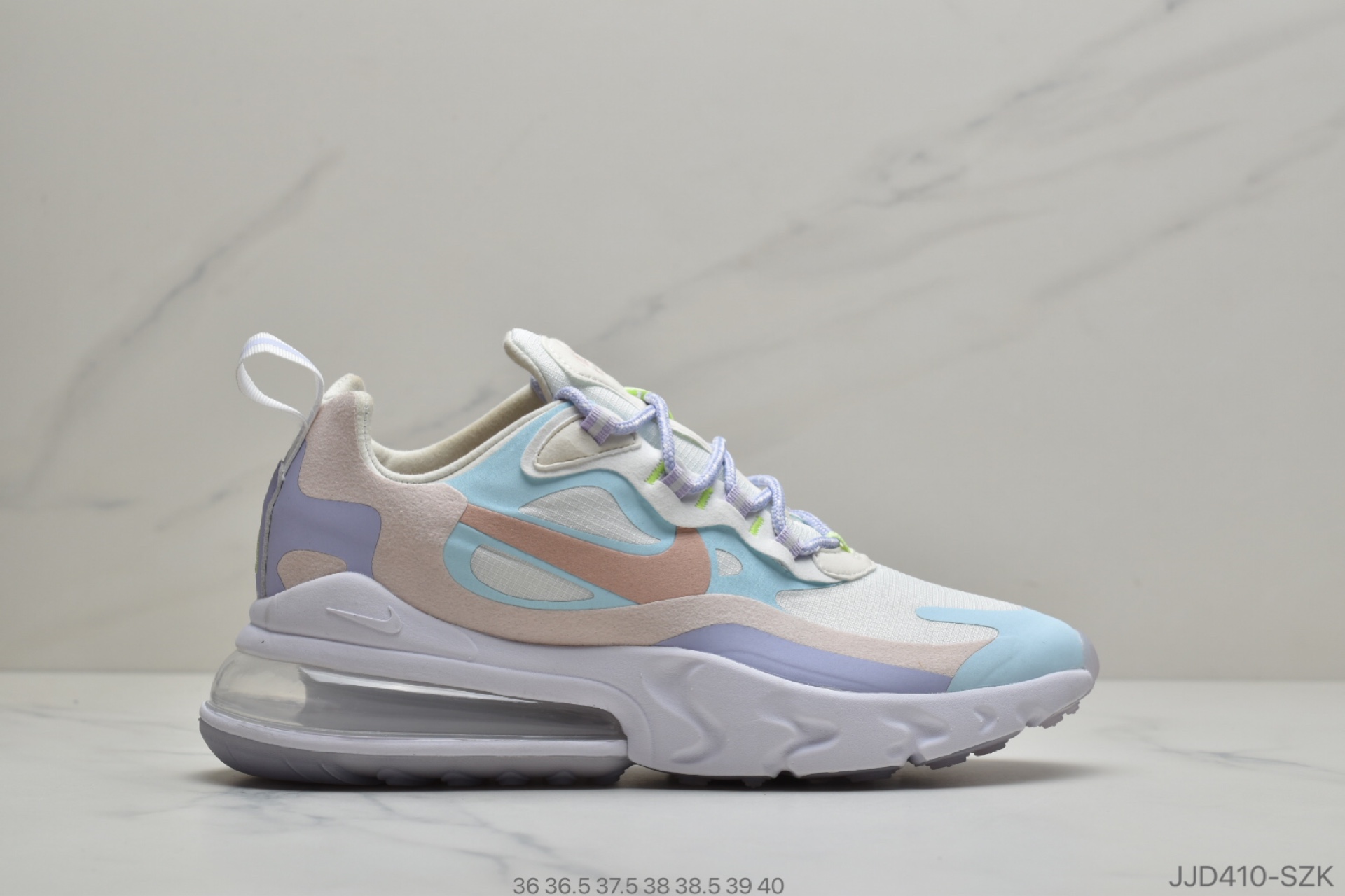 130 公司级耐克Nike  React Air Max 270混合科技后掌半气垫慢跑鞋货号：AT6174-100