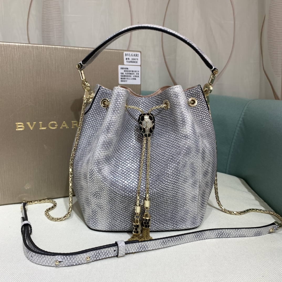 Bvlgari AAA+
 Borse a Secchiello Pelle d'agnello di pecora serpente B287614