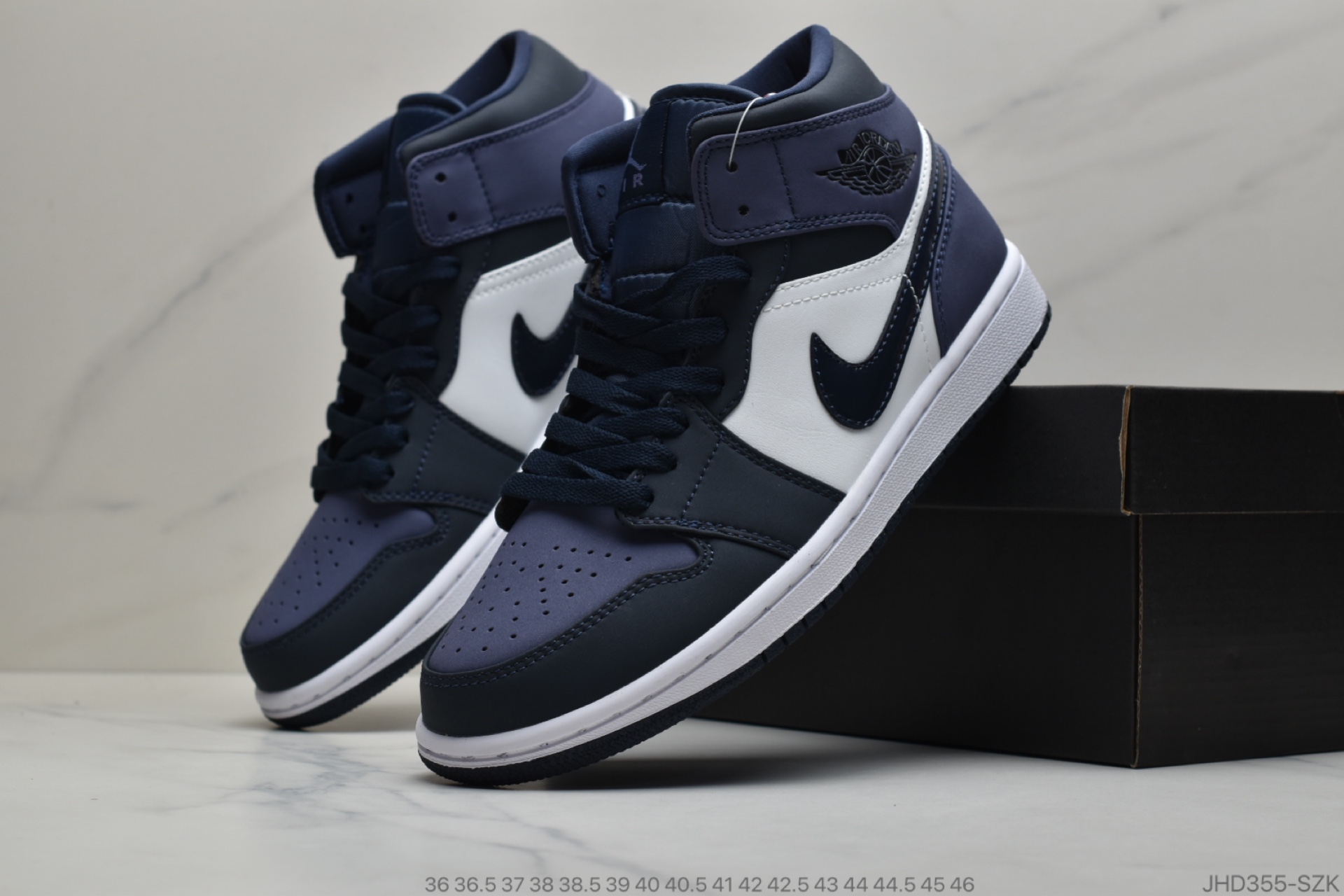 190 公司级内置气垫Air Jordan 1 Mid  中帮篮球鞋CT3443-100