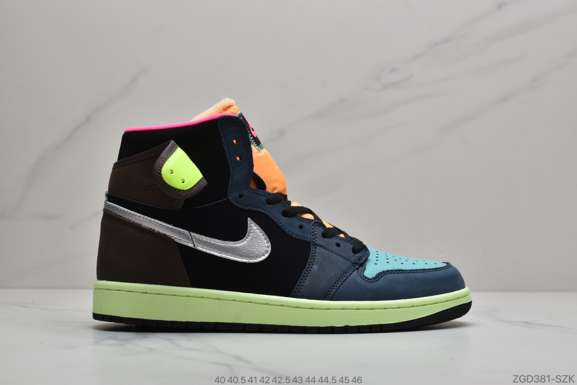 290 公司级Nike AirJordan 1 AJ1拼色糖果 555088-201