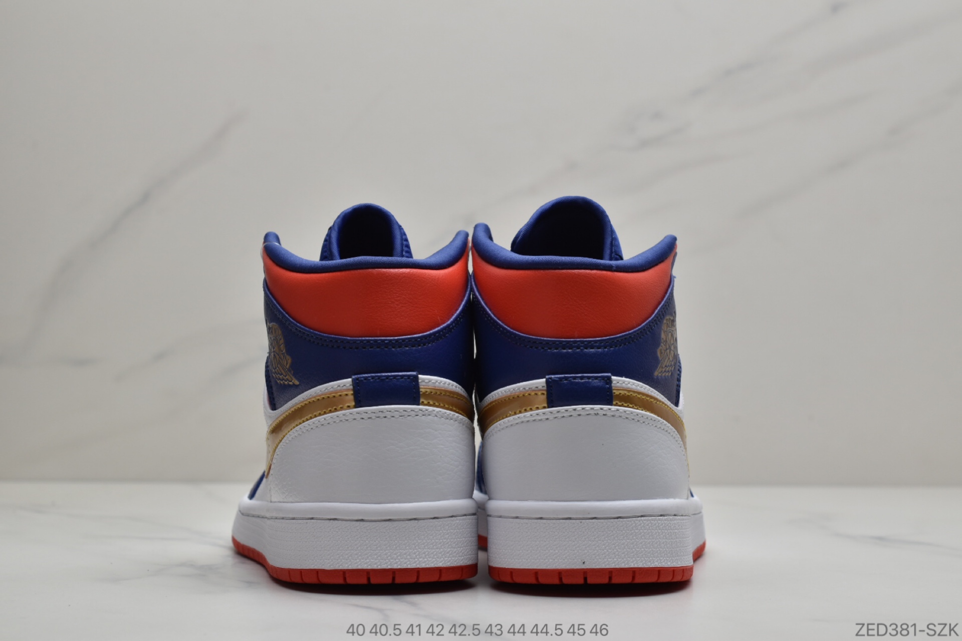 260 Air Jordan 1 Mid 白蓝红 AJ1 乔丹1代 aj1 乔1 中邦 BQ6931-104