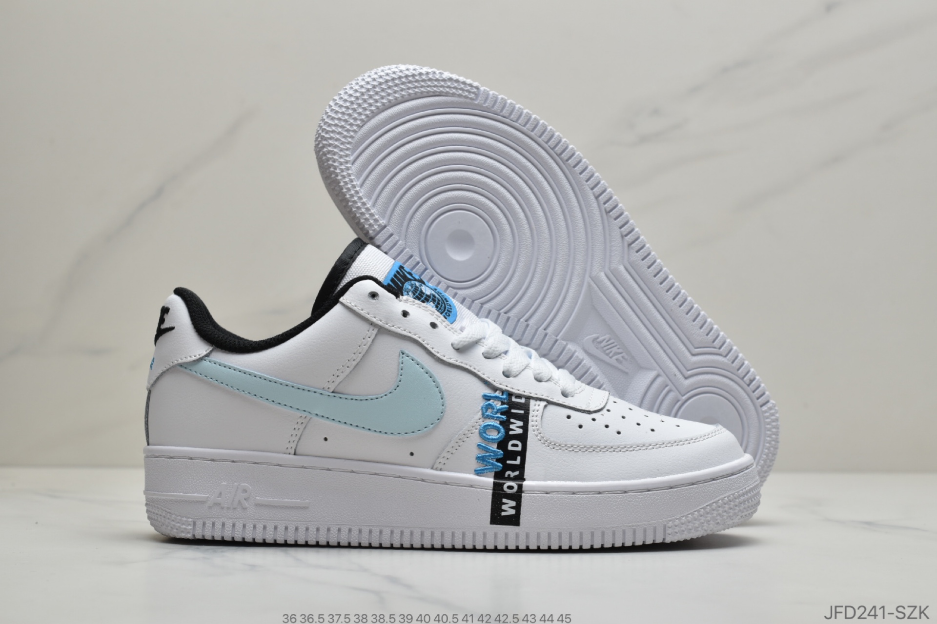 170 “皮革白柚红光荧绿钩子”Nike Air Force 1 系列 CK6924-101