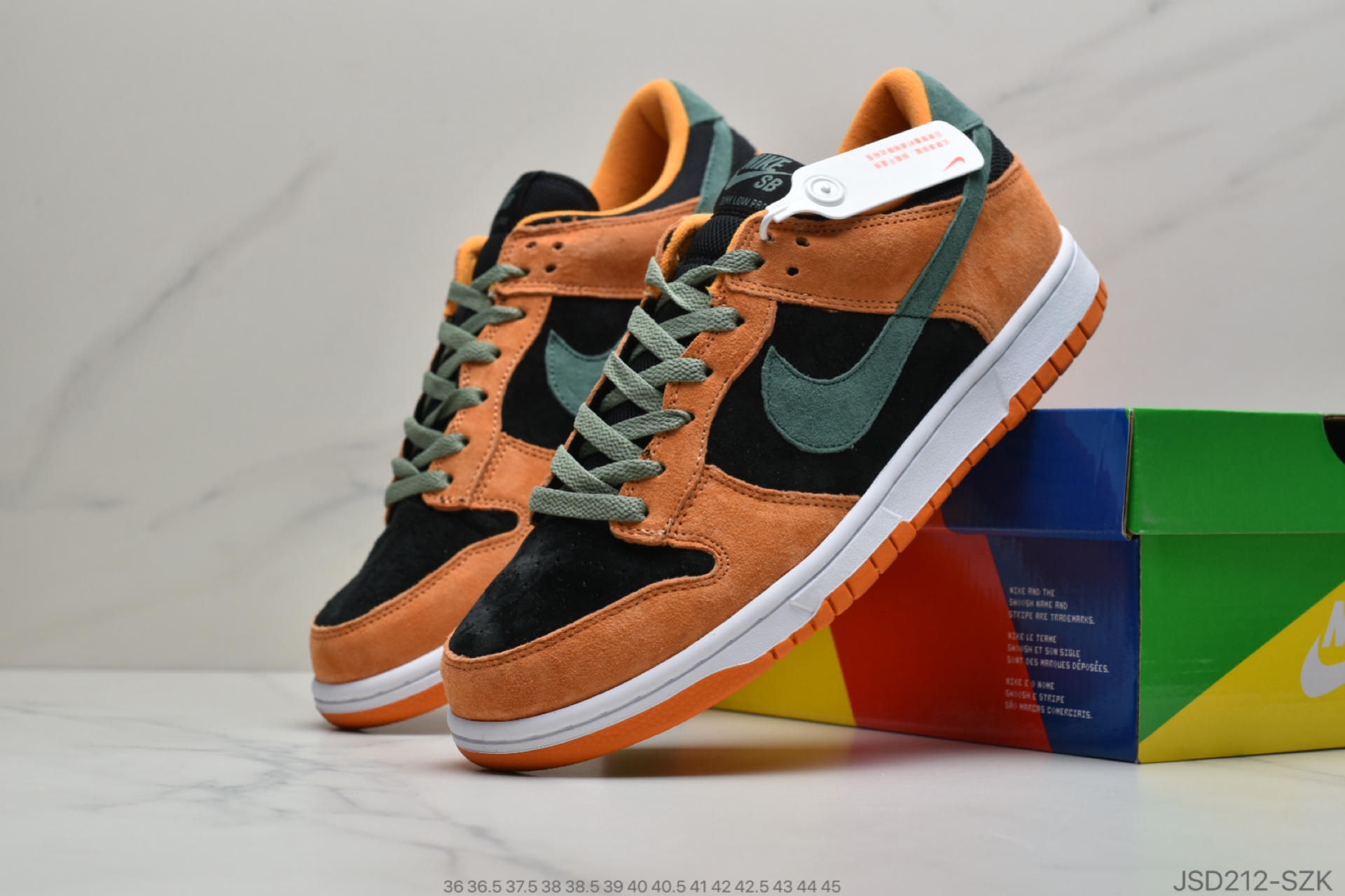 200 公司级Nike SB Dunk Low SP 芬达配色 头层低帮休闲运动板鞋CU1727