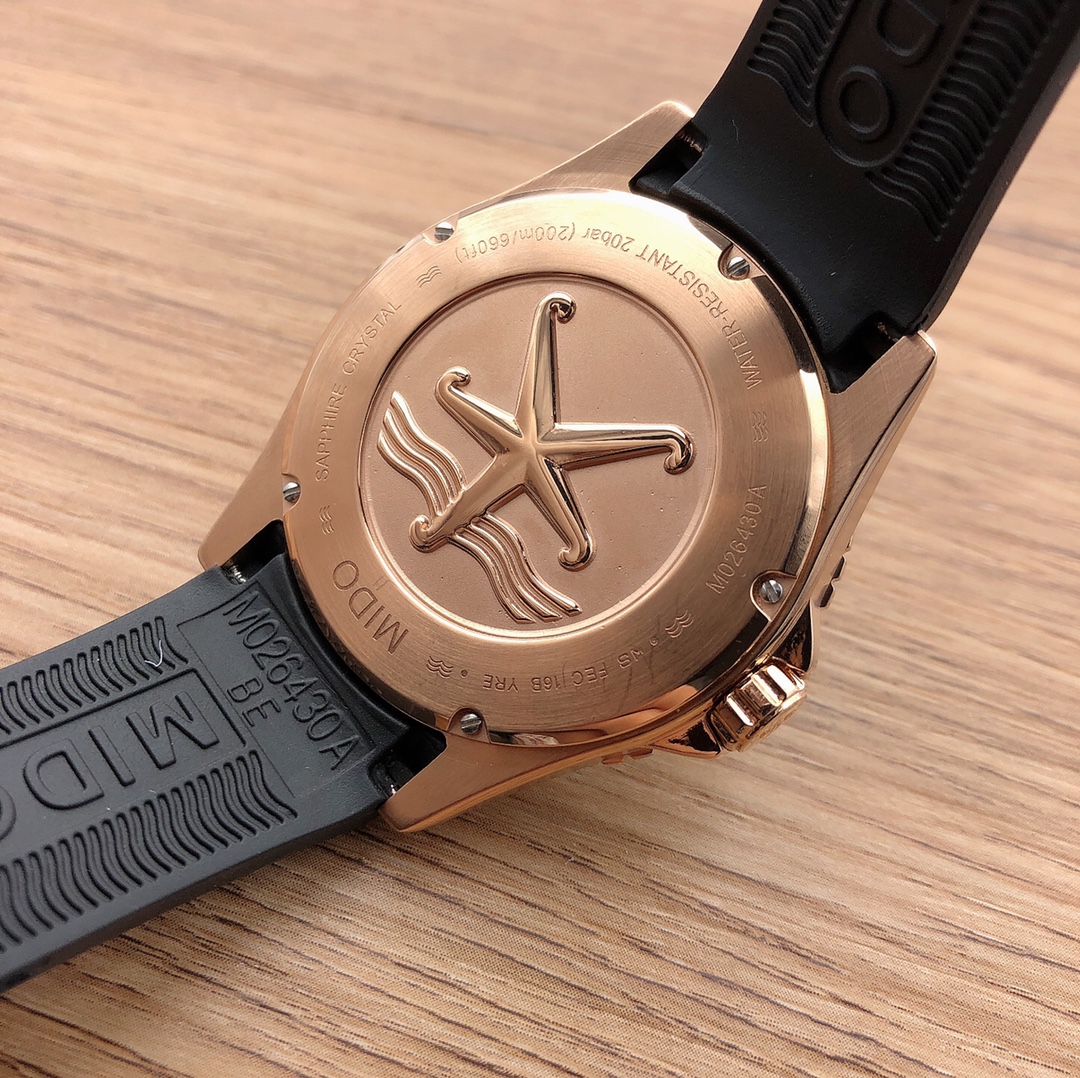 MIDO Leadr Series Men’s Watch: Black 316 Steel, Automatic, Calendar Design - 图片 8
