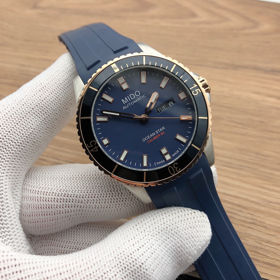 MIDO Leadr Series Men’s Watch: Black 316 Steel, Automatic, Calendar Design - 图片 3