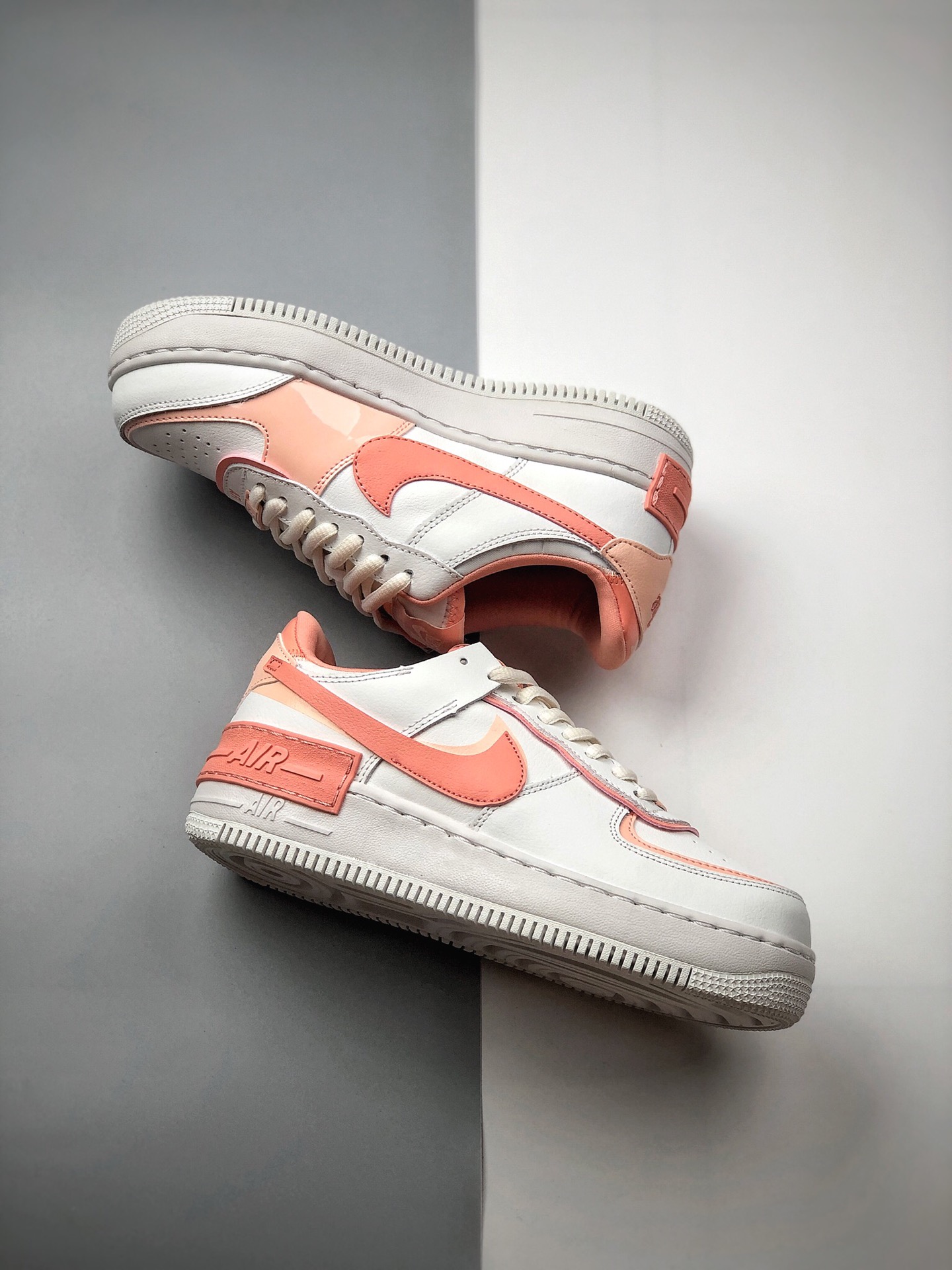 170 NK WMNS Air Force 1 Shadow 白粉 轻量增高低帮百搭板鞋CJ1641-101