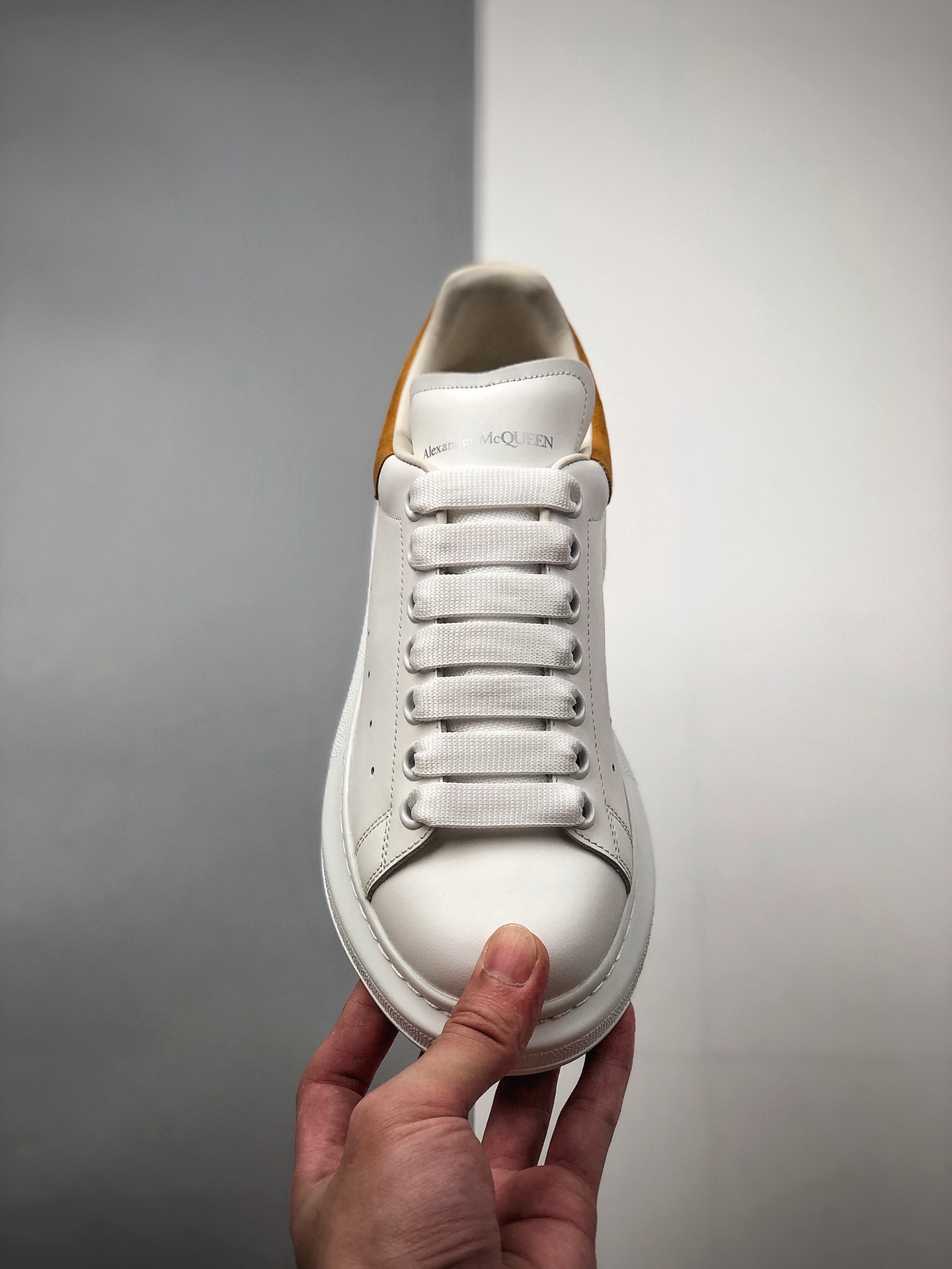 480 代购指定版本芯片可扫 Alexander McQueen/亚历山大麦昆 松糕鞋厚底增高