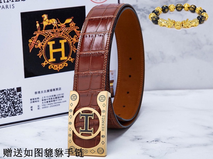 皮带 爱玛仕.Her...腰带24k纯钢扣双面可用专柜同等质量