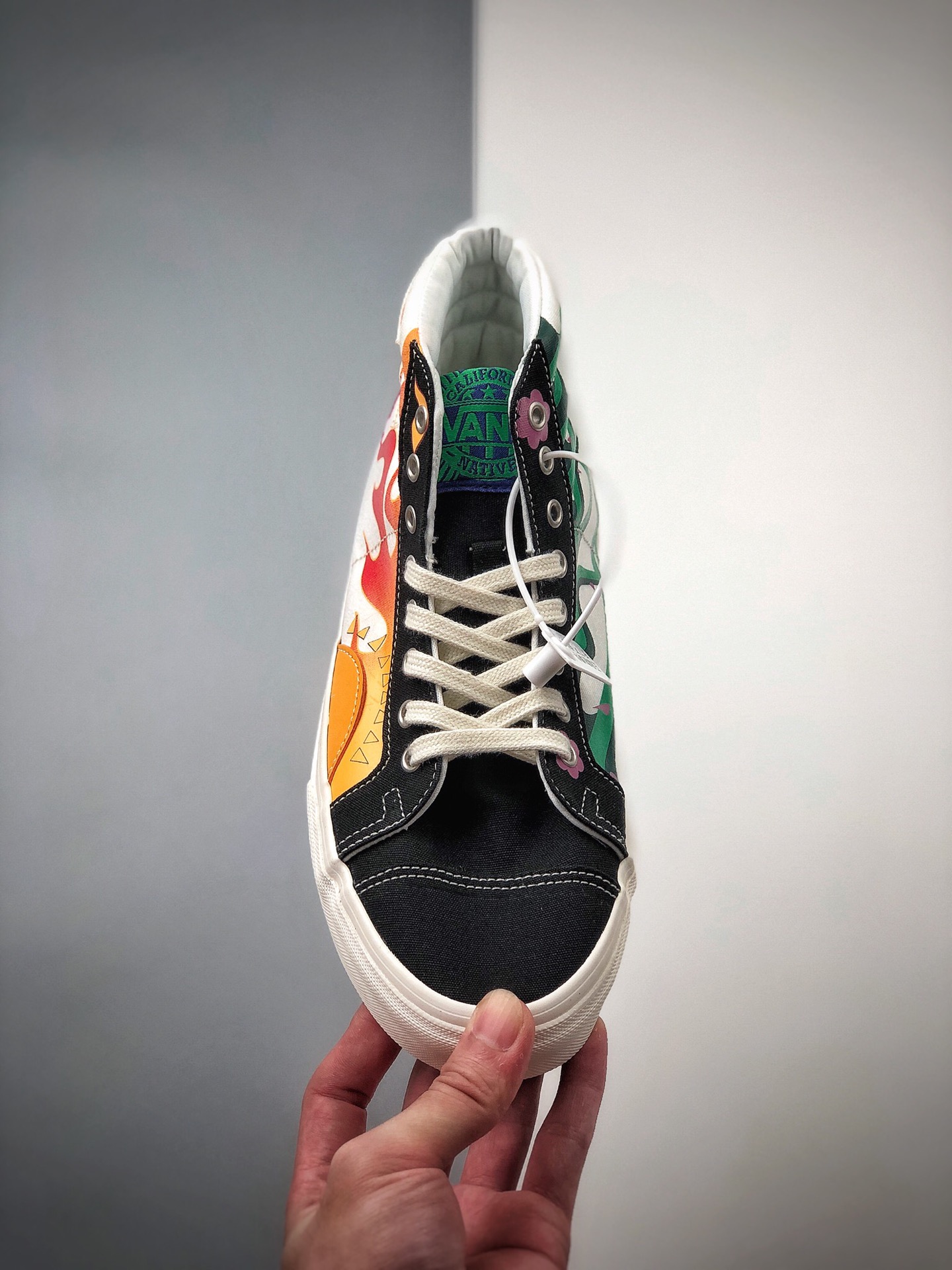 170  新款出货：VANS范斯 Sk8-Hi 保护地球生态刺绣鸳鸯高帮休闲板鞋 VN0A3JFIWZ2