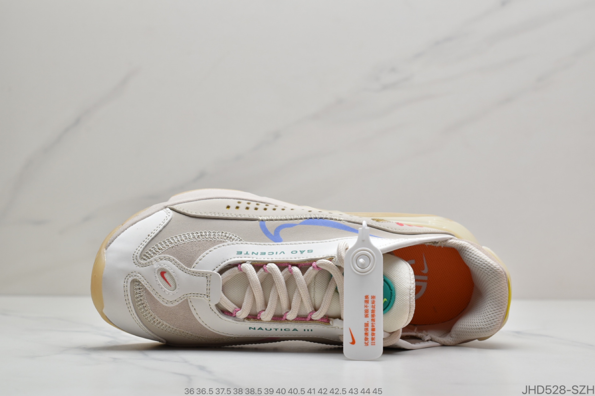 190 Neymar Jr x 耐克Nike Air Max 2090”Neymar Jr”未来科幻太空气垫休闲运动慢跑鞋“麂皮浅沙棕粉蓝绿黄拼色”CU9371-100