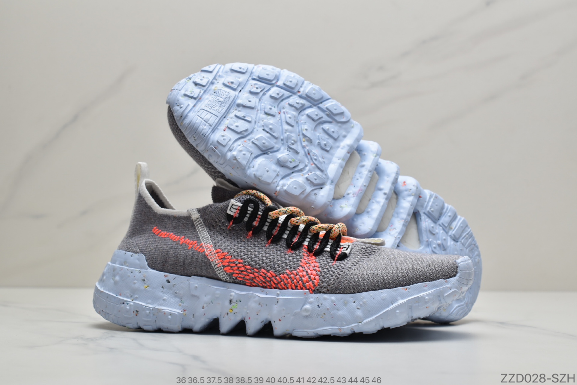 250 公司级耐克Nike Space Hippie 01 环保回收系列 CQ3986-001
