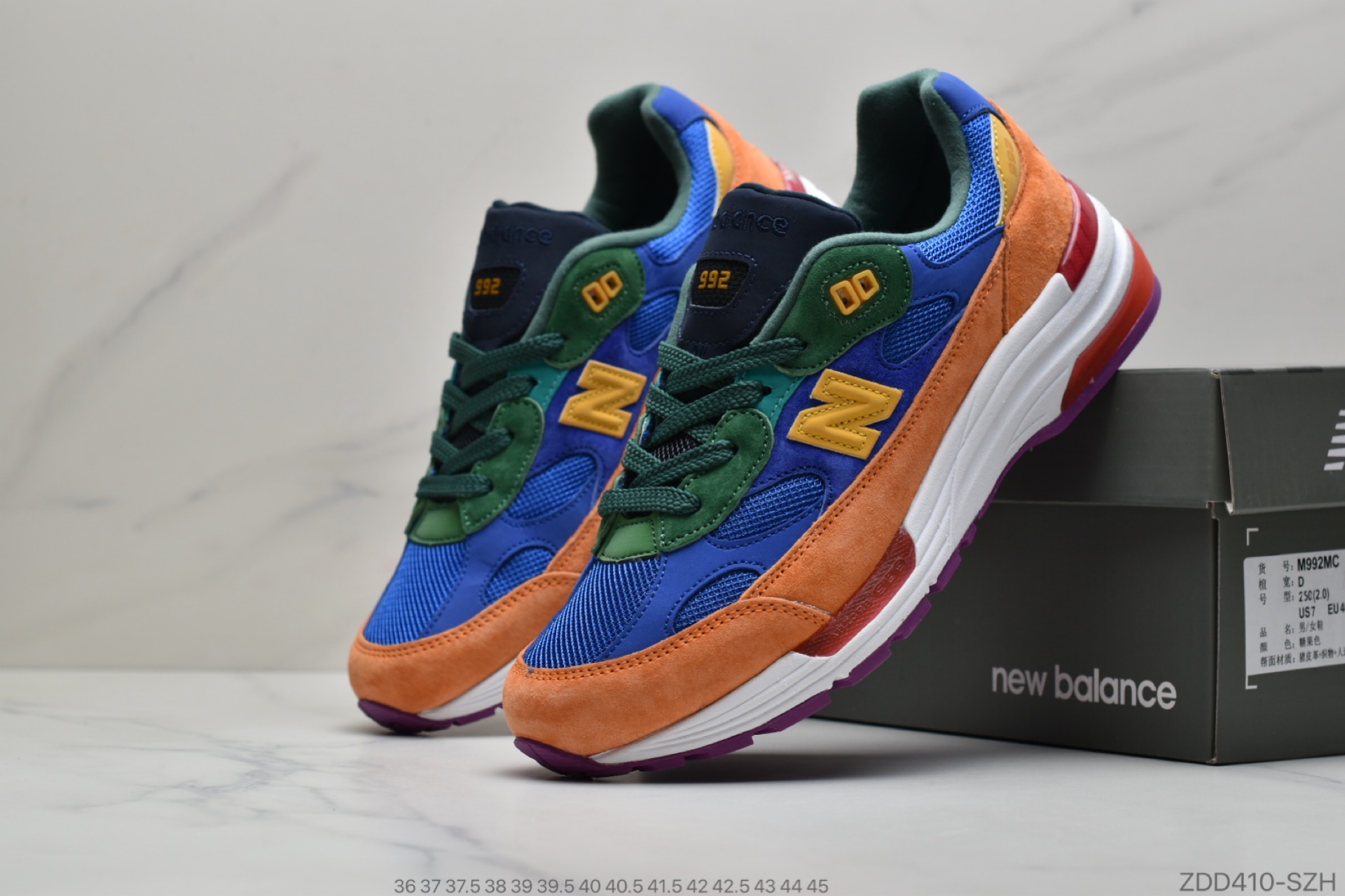 230 BKAPS x New Balance新百伦NB Made in USA M992系列美产血统经典复古休闲运动百搭老爹跑步鞋M992TN/WT/BL