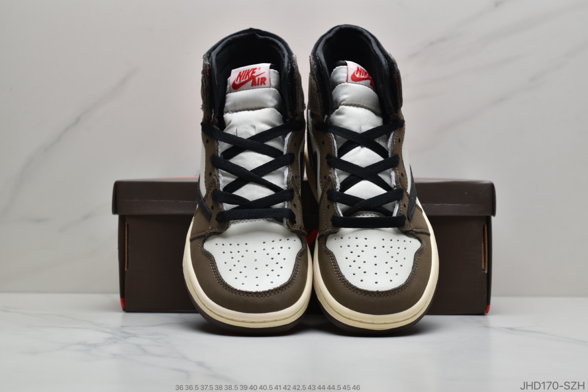 190 公司级 Travis Scott x Air Jordan 1 YY Retro High OG ”Cuctus Jack”  AJ1乔1 反向钩倒钩 CD4487-100