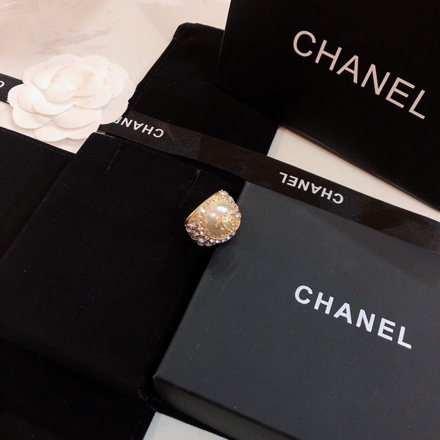 👑炒鸡好看 小香 CHANEL 经典CC 系列 微镶工艺 戒指💍 高端定制 原版镶嵌高碳钻 专柜同步 原