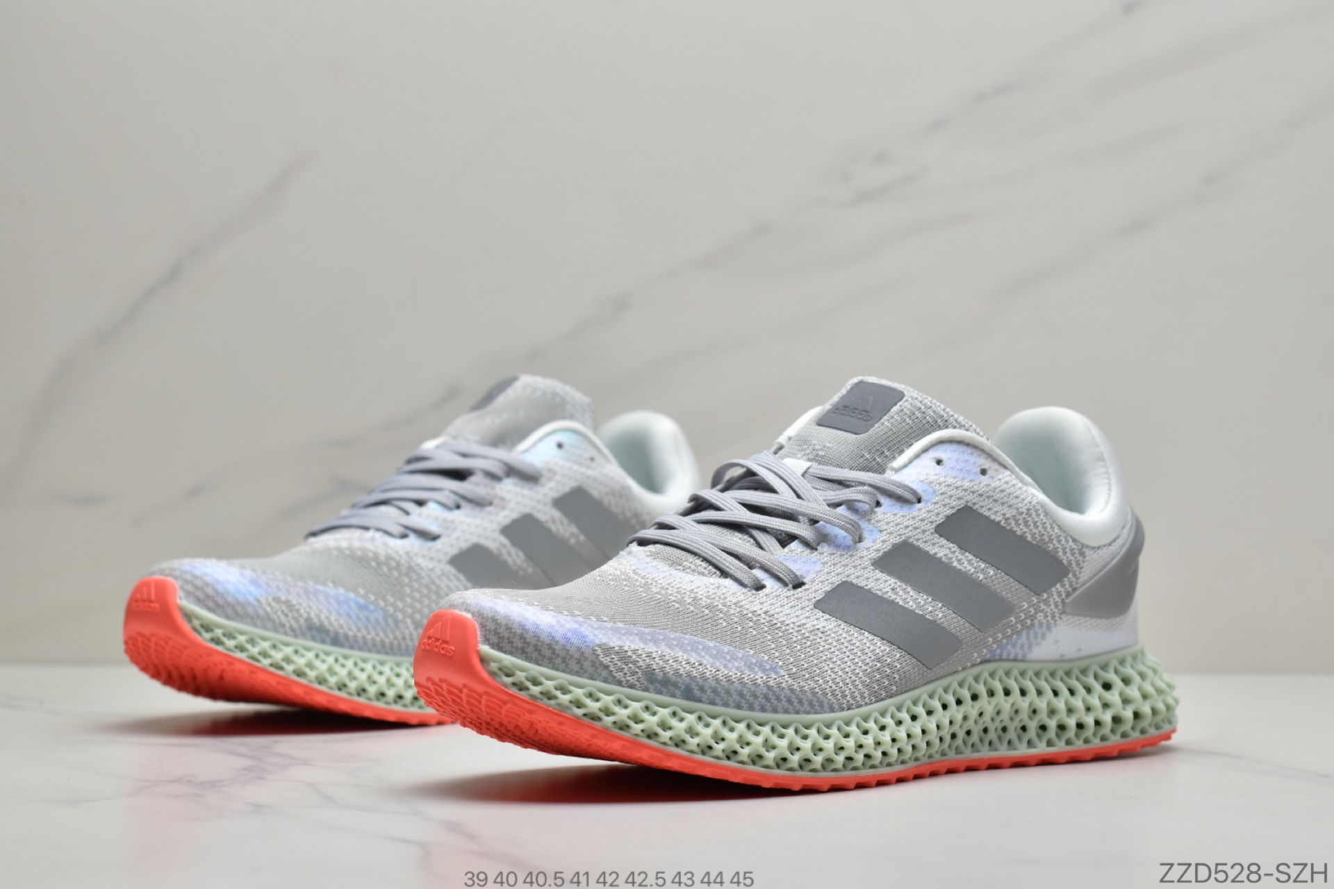 250 公司级阿迪达斯Adidas Alphaedge 4D M 针织呼吸面休闲运动慢跑鞋 FV6960