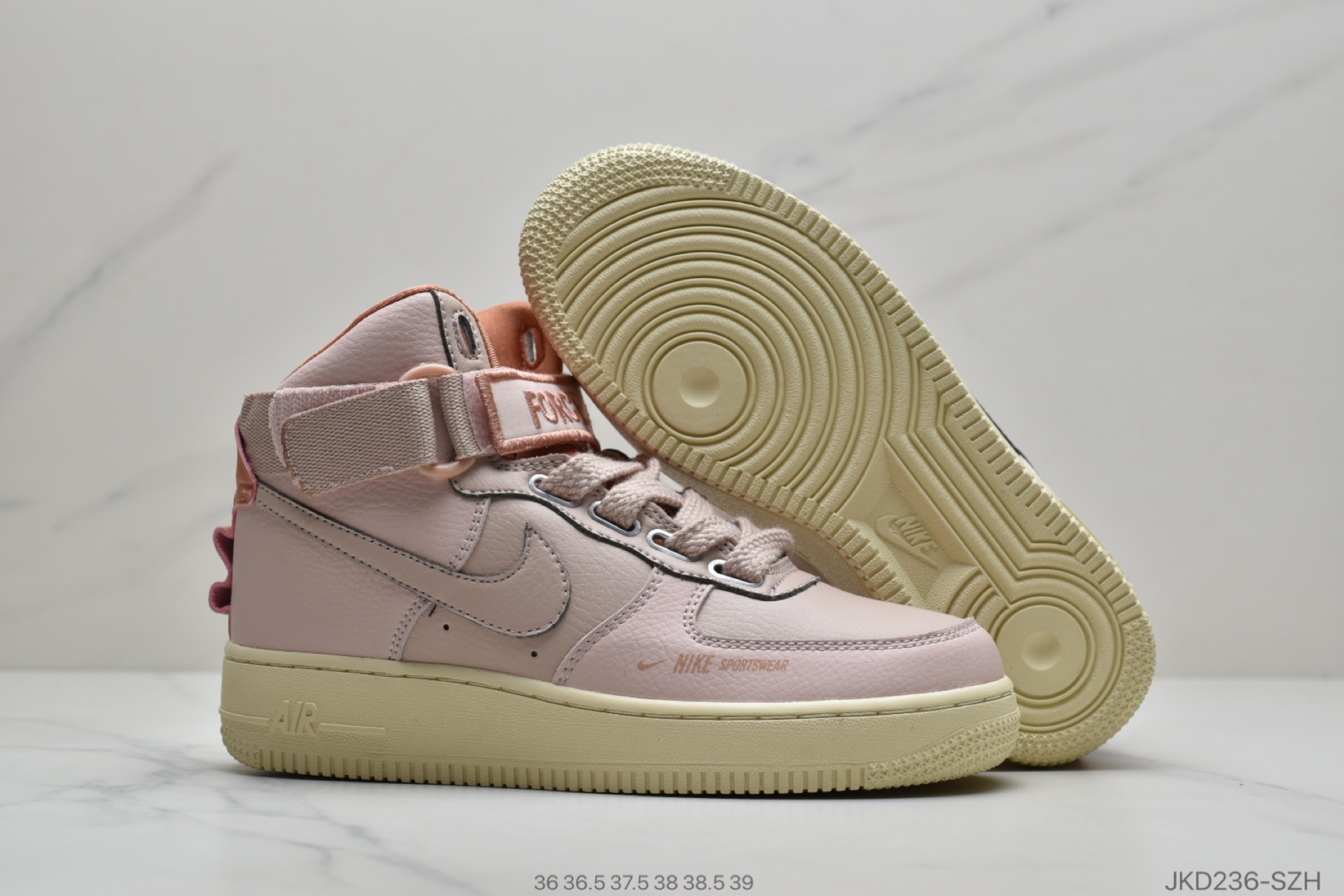 160 公司级耐克 Nike Air Force 1 Mid 独角兽空军一号联名款AJ7311-100