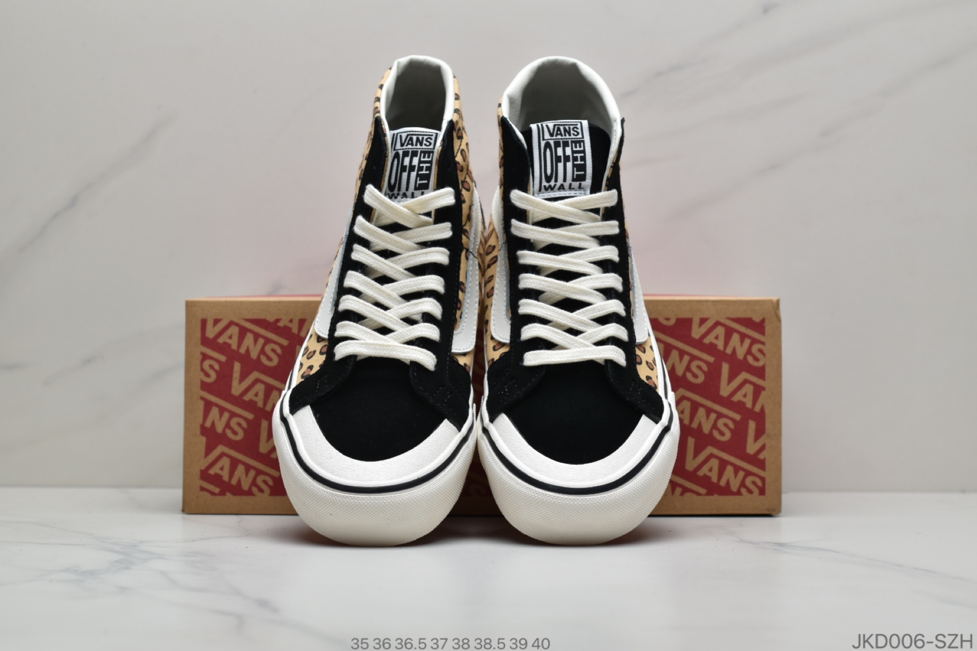 160 公司级万斯Vans SK8-Hi 豹纹杀人鲸包头高邦女款