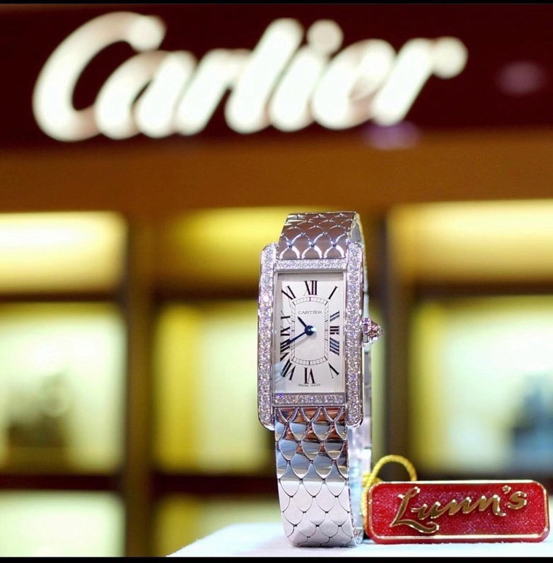 Cartier TankAméricaine腕表（卡地亚美国坦克系列）小号表款 316L精钢表壳