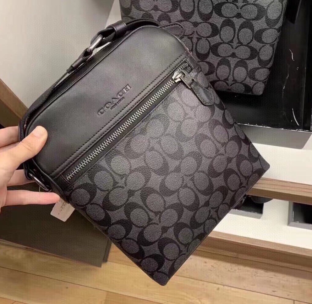Coach 黑色73336单肩斜挎包