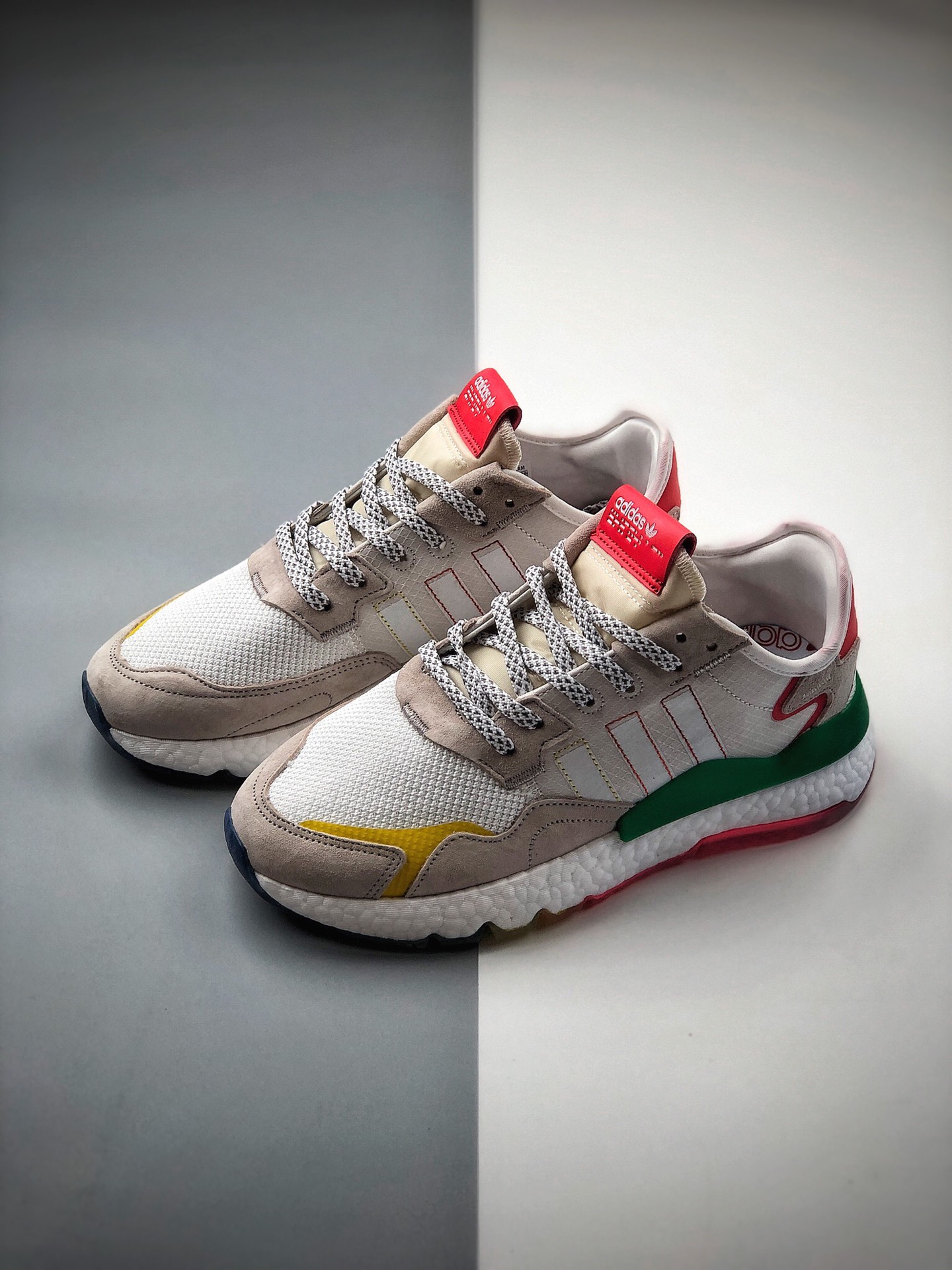 200  阿迪达斯 Adidas Nite Jogger 2020 Boost 3M反光系列 夜行者 复古休闲百搭运动跑鞋FY3235