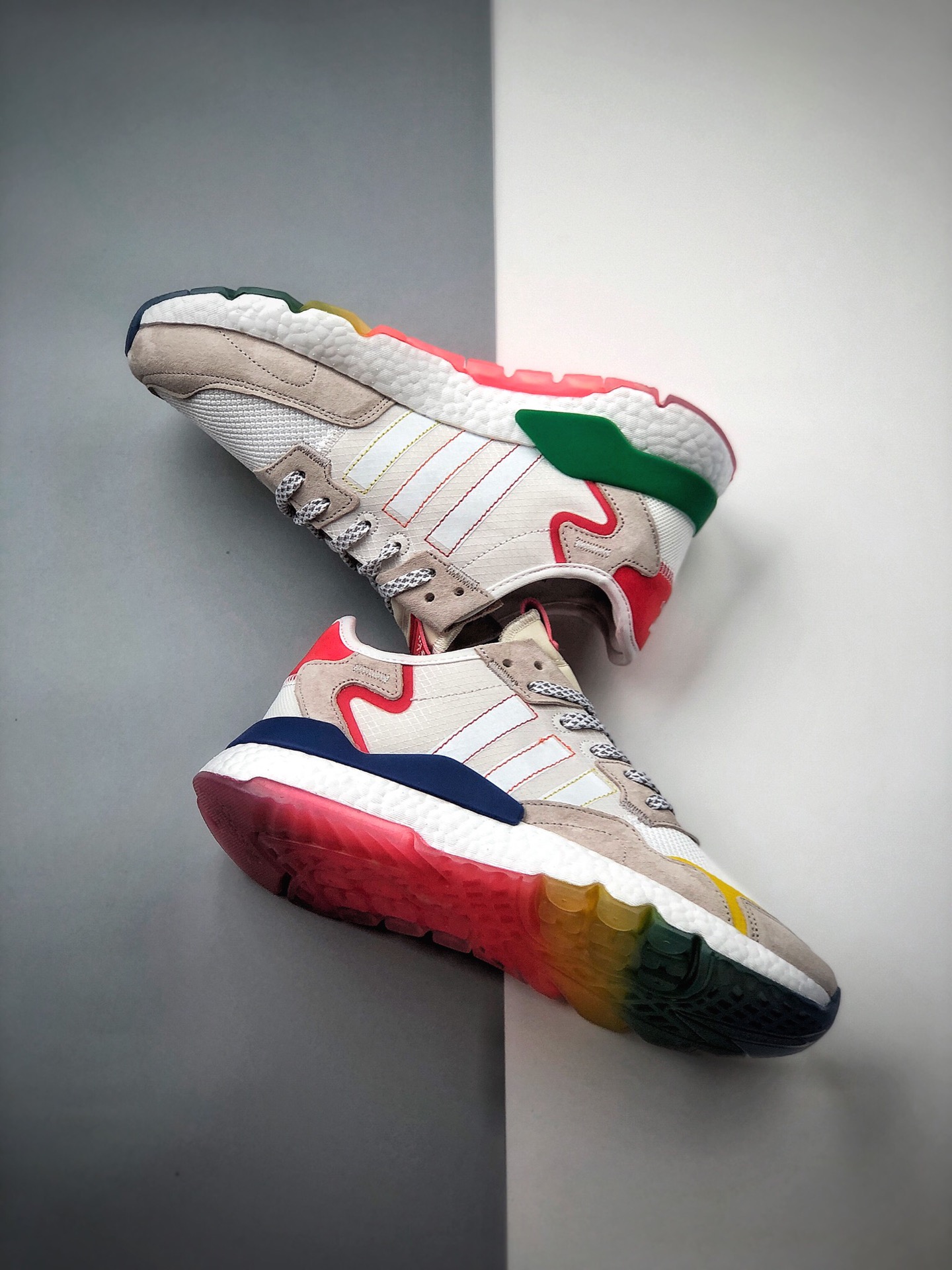 200  阿迪达斯 Adidas Nite Jogger 2020 Boost 3M反光系列 夜行者 复古休闲百搭运动跑鞋FY3235