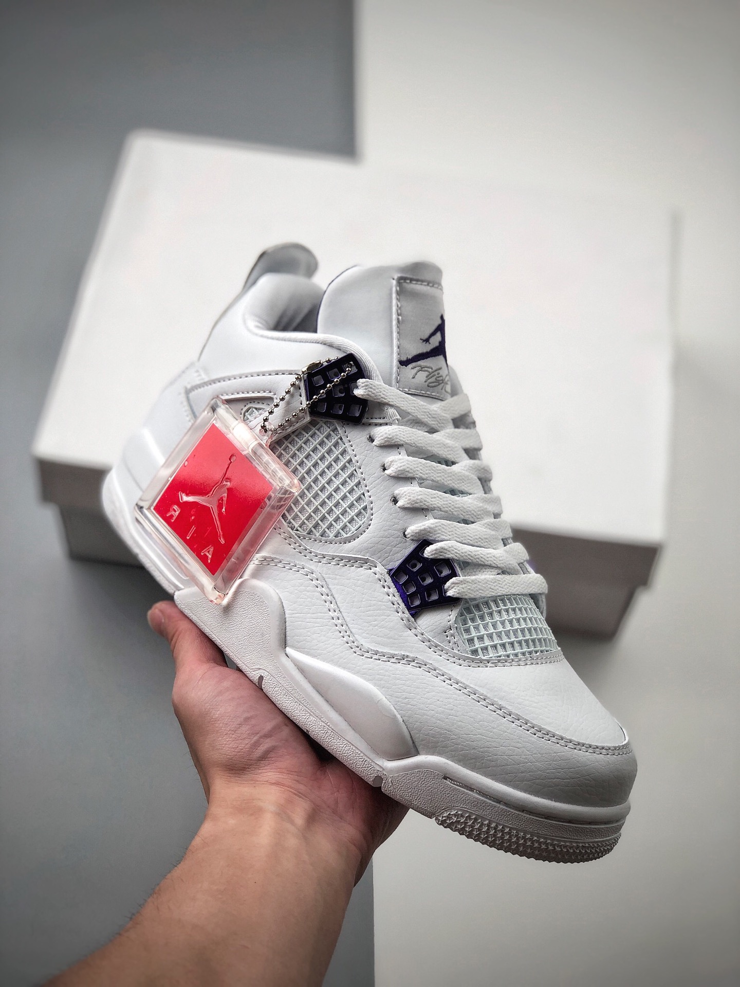 200  Air Jordan 4 “Red Metallic” 白紫 AJ4 乔丹4代 aj4 乔4 金属紫 CT8527-115