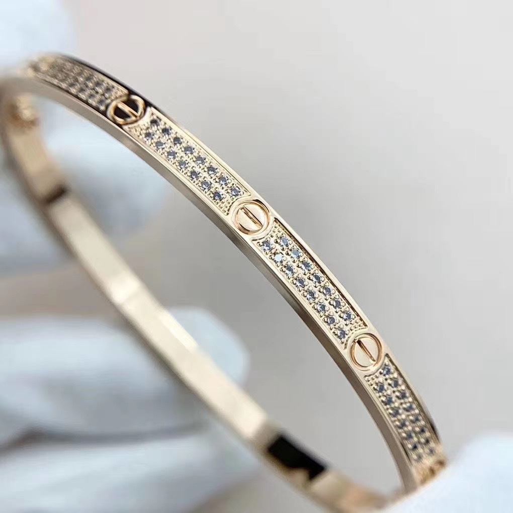 Cartier 卡地亚 LOVE系列 窄版满天星手镯