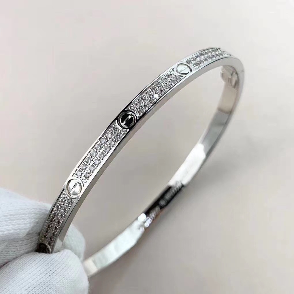 Cartier 卡地亚 LOVE系列 窄版满天星手镯