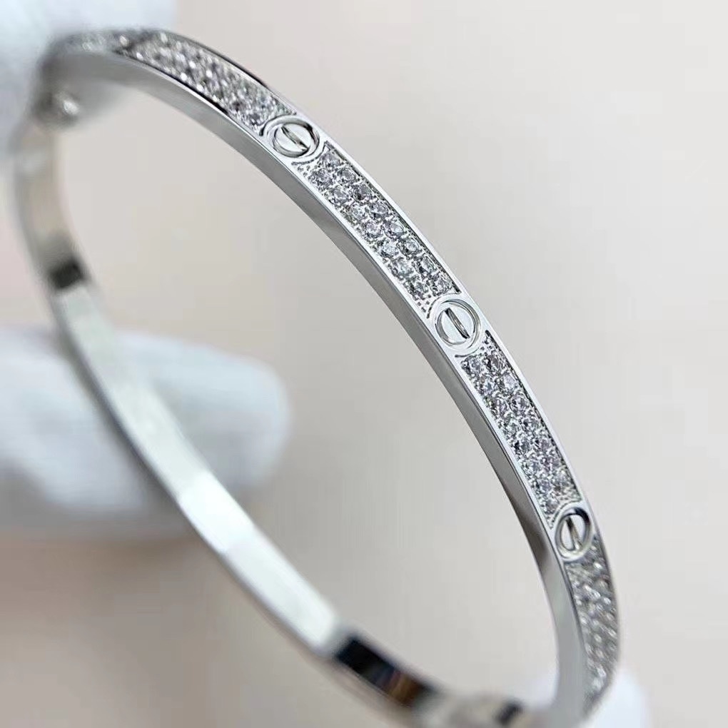 Cartier 卡地亚 LOVE系列 窄版满天星手镯