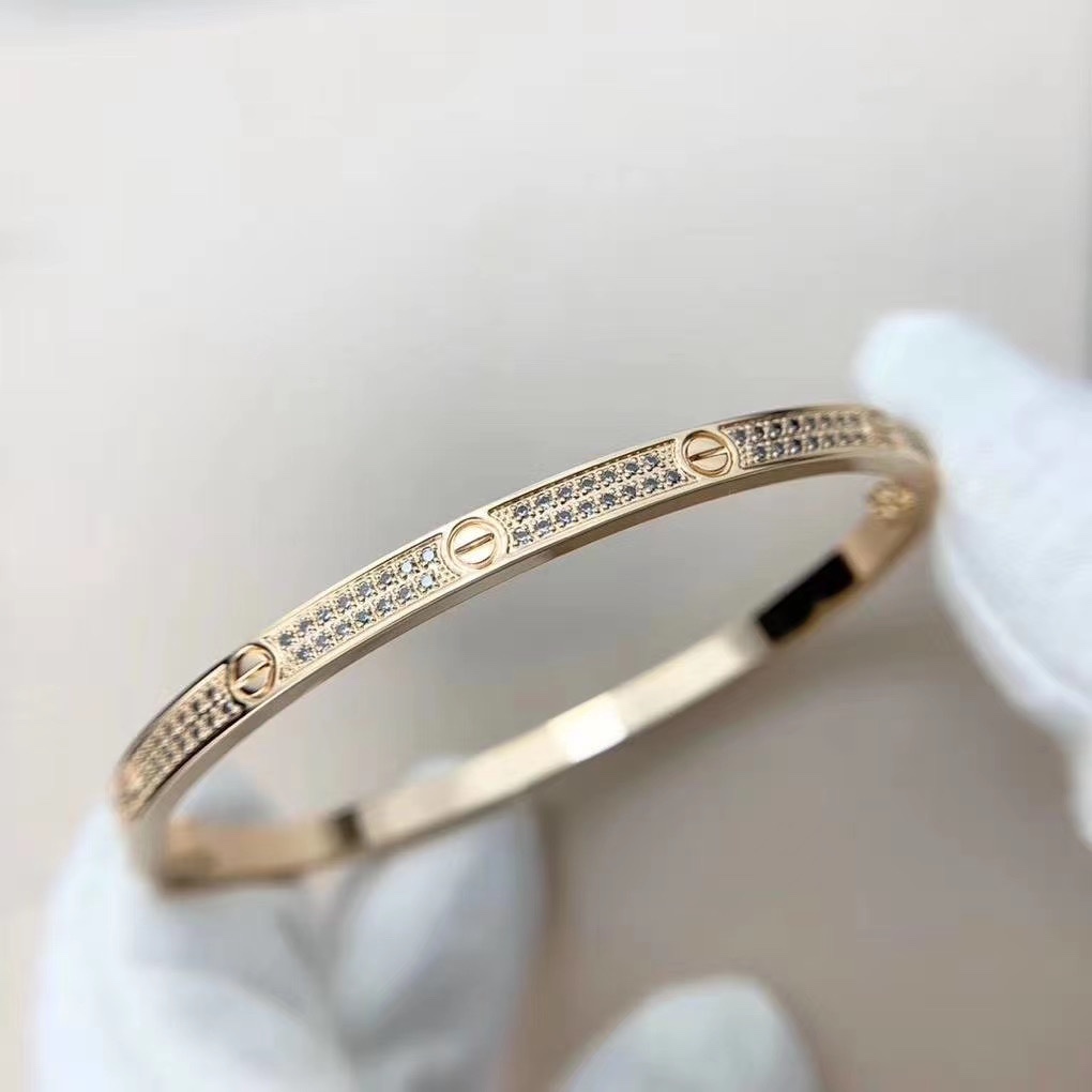 Cartier 卡地亚 LOVE系列 窄版满天星手镯