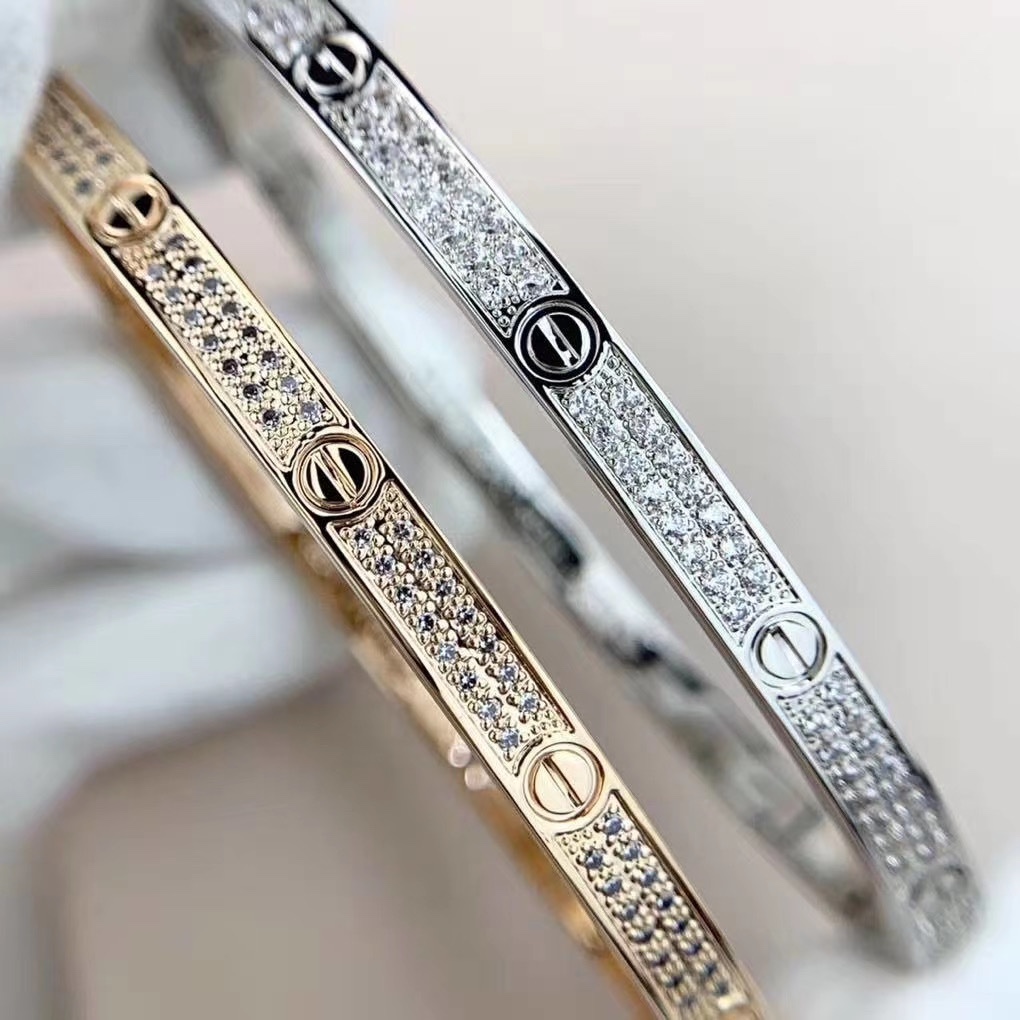 Cartier 卡地亚 LOVE系列 窄版满天星手镯