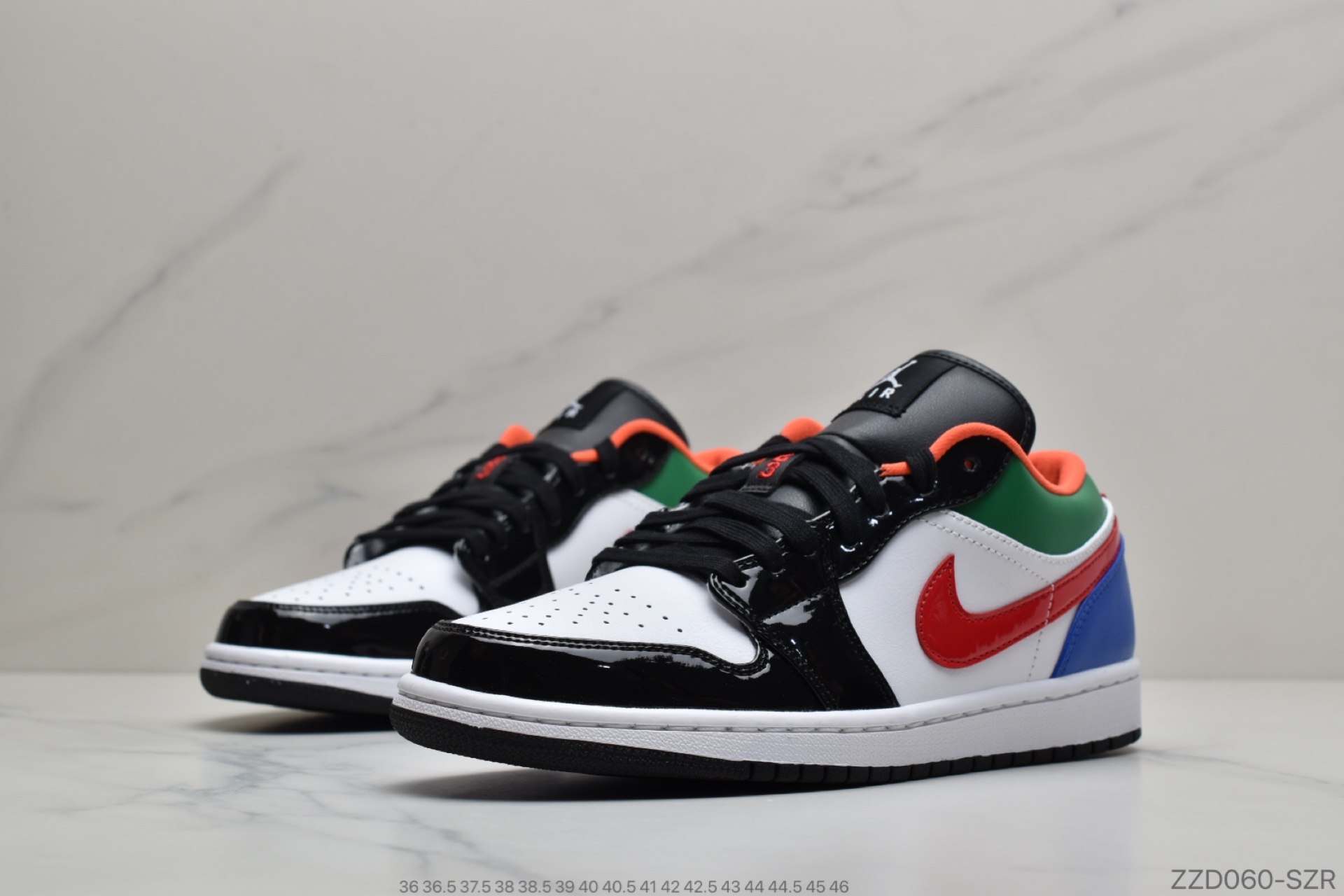 250 公司级Air Jordan 1 Low“Multi-Color”彩色拼接 AJ1乔1低帮休闲板鞋 CZ4776-101