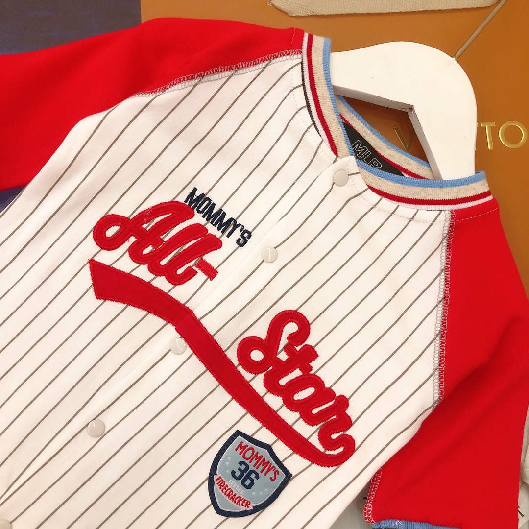 High-Quality M.L.B. Baseball Baby Costume with Tiara and Gift Bag - 图片 4