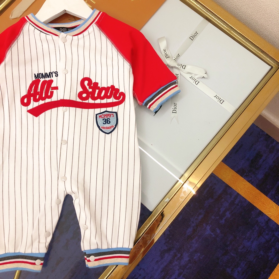 High-Quality M.L.B. Baseball Baby Costume with Tiara and Gift Bag - 图片 5