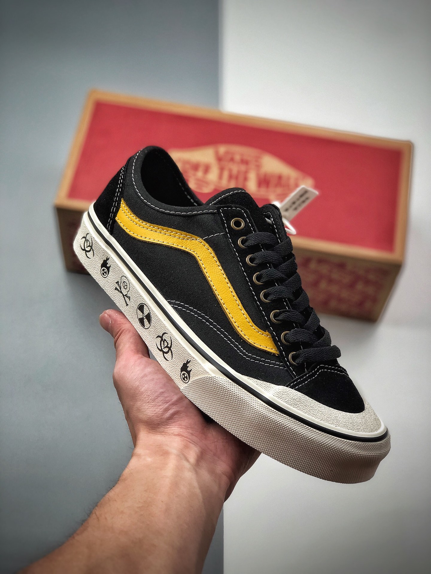 150  公司级 万斯Vans Style 36 Decon SF  黑金 帆布板鞋