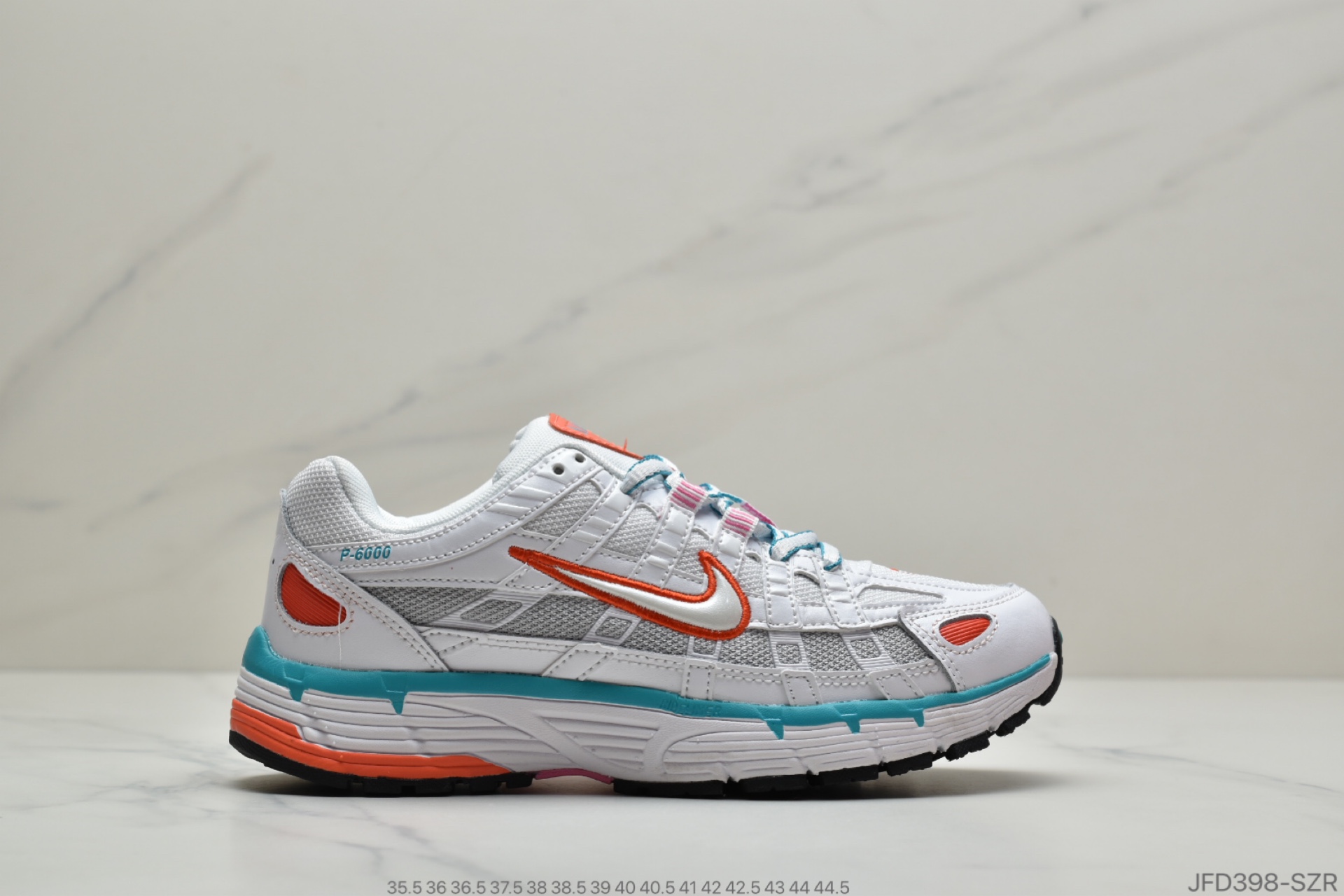 170 全新复古跑鞋耐克Nike W P-6000”White/Oracle/Aqua Magic” 逐梦太空系列复古老爹风休闲运动舒适跑鞋货号CJ7789-162